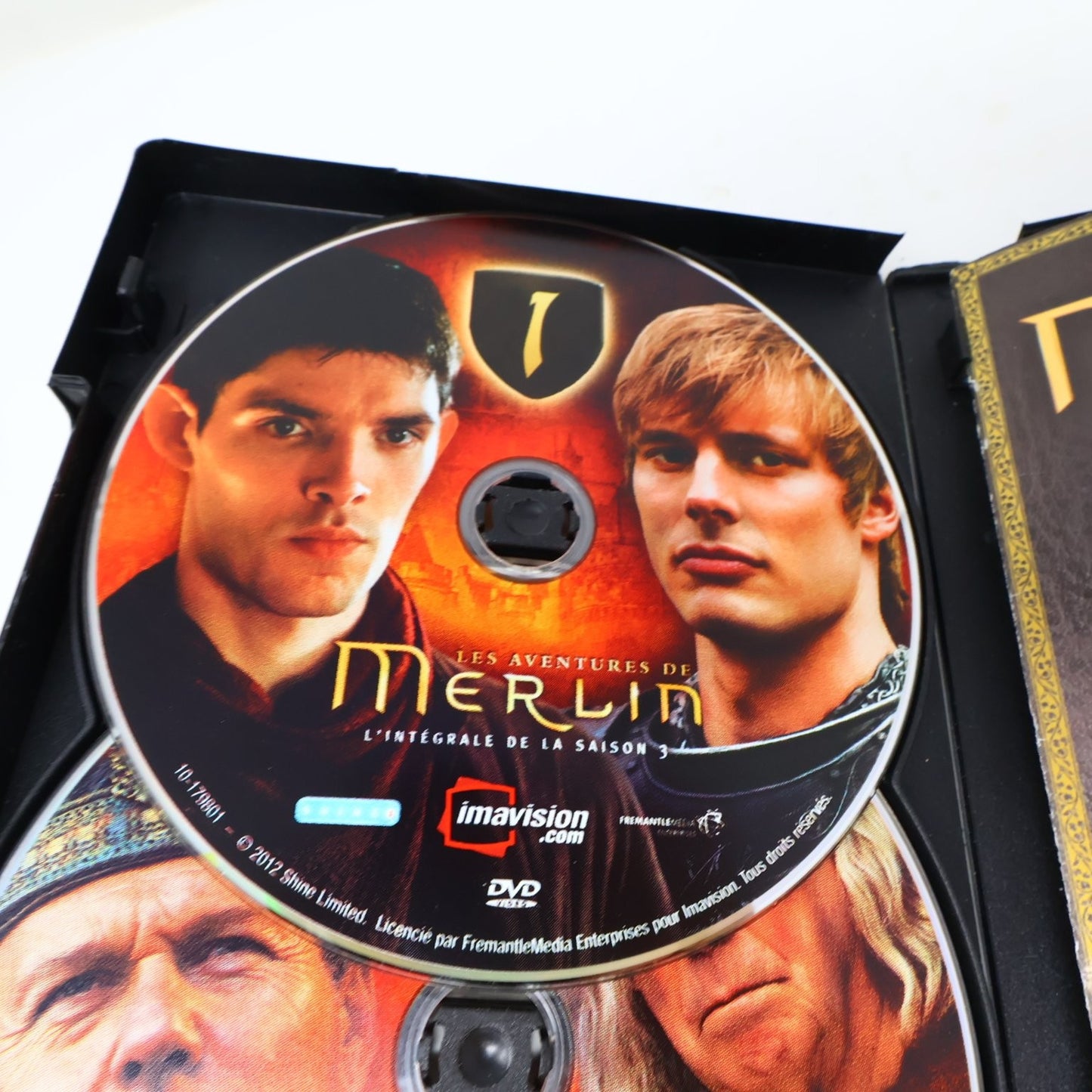 Les Aventures de Merlin Saison 3 DVD Français 2012 Colin Morgan NTSC 4 Disques