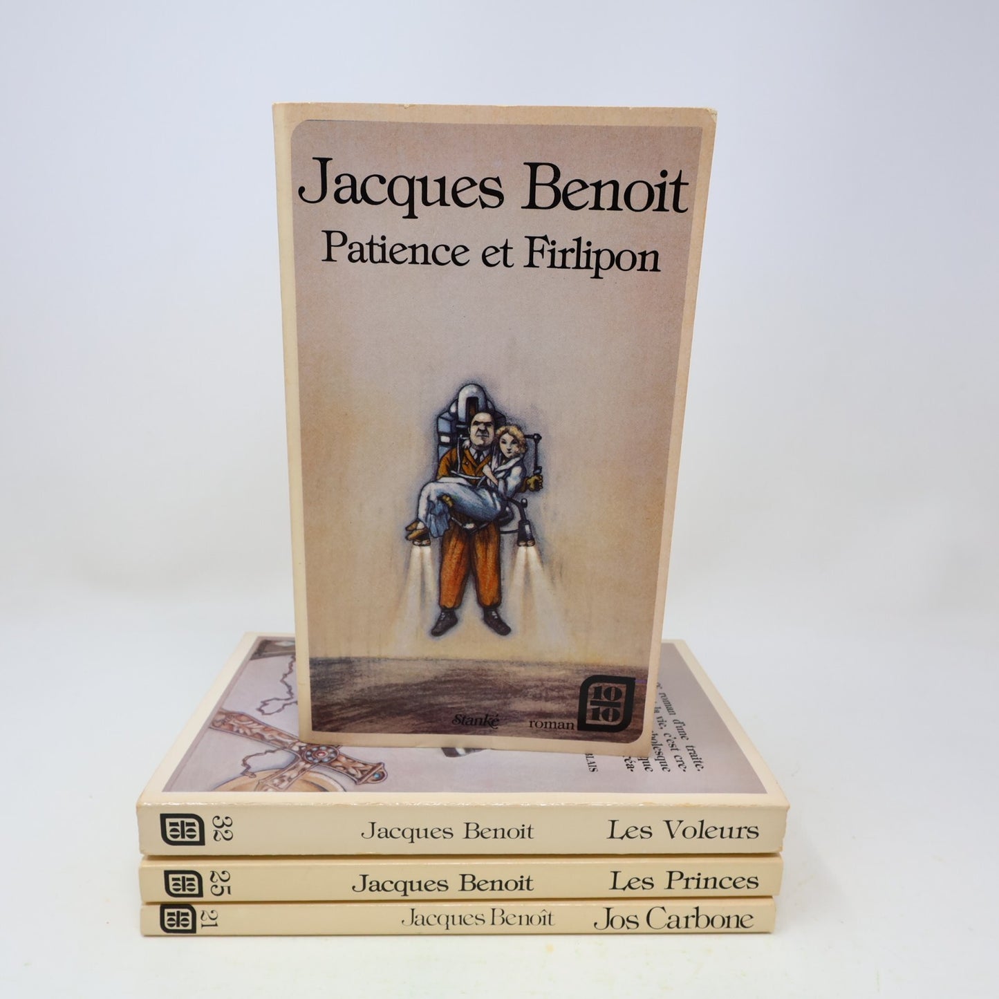 Jacques Benoit Lot 4 Livres Québec 10/10 Patience et Firlipon/Voleurs/Princes PB