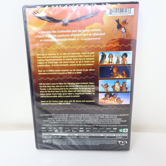 Yakari La Grande Aventure DVD Français/English Animation Factory Sealed NTSC