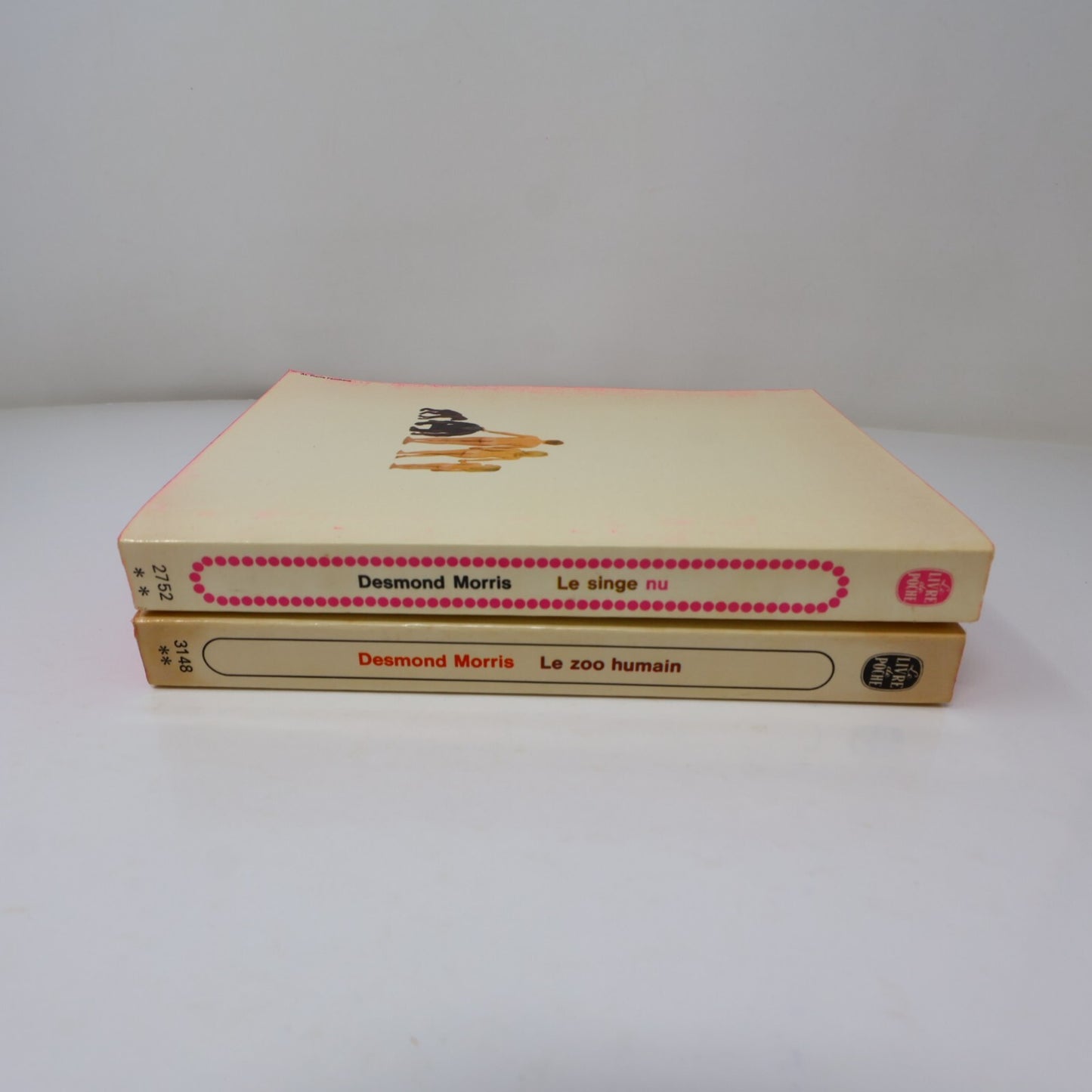Desmond Morris Lot 2 Livres Poche Le Singe Nu/Zoo Humain Sciences Biologie 1971