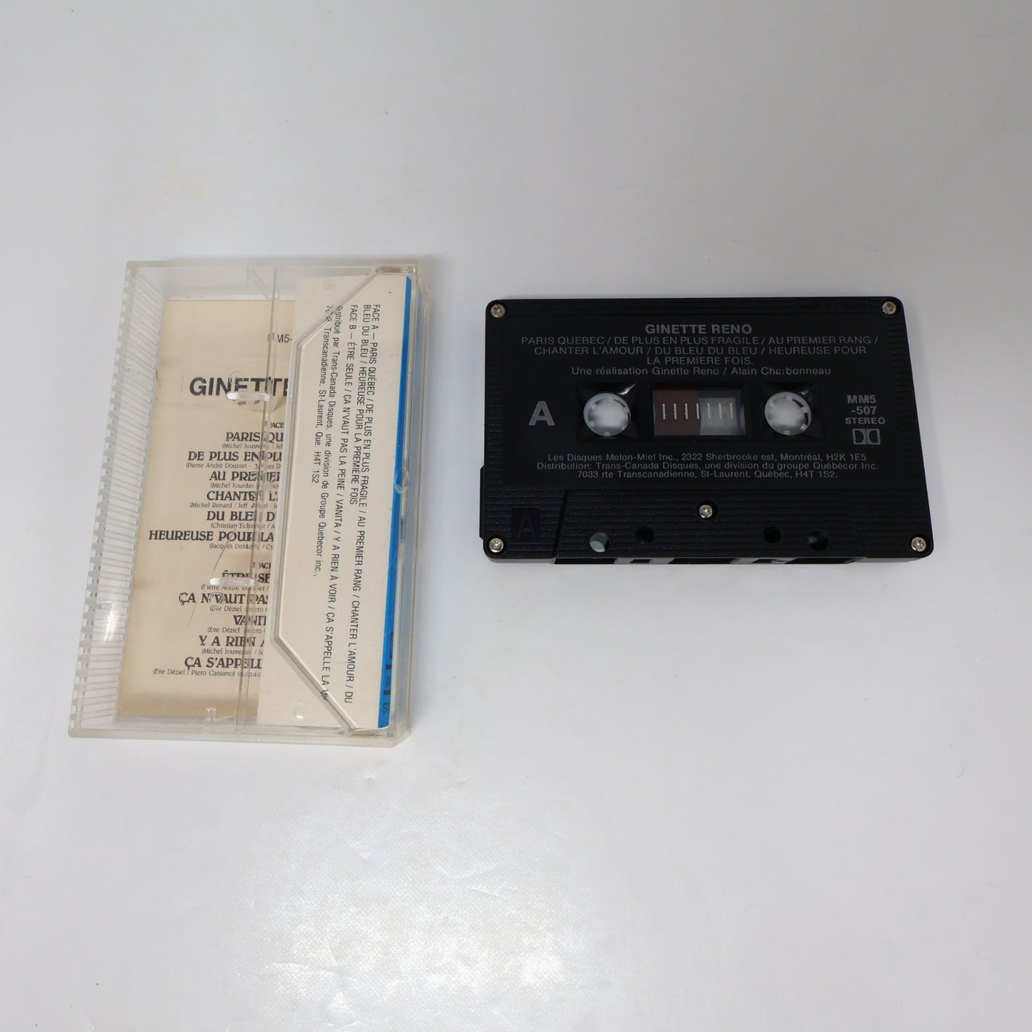 Ginette Reno/Michel Legrand Lot 2 Cassettes Paris Québec/Chanter l'Amour/Yentl