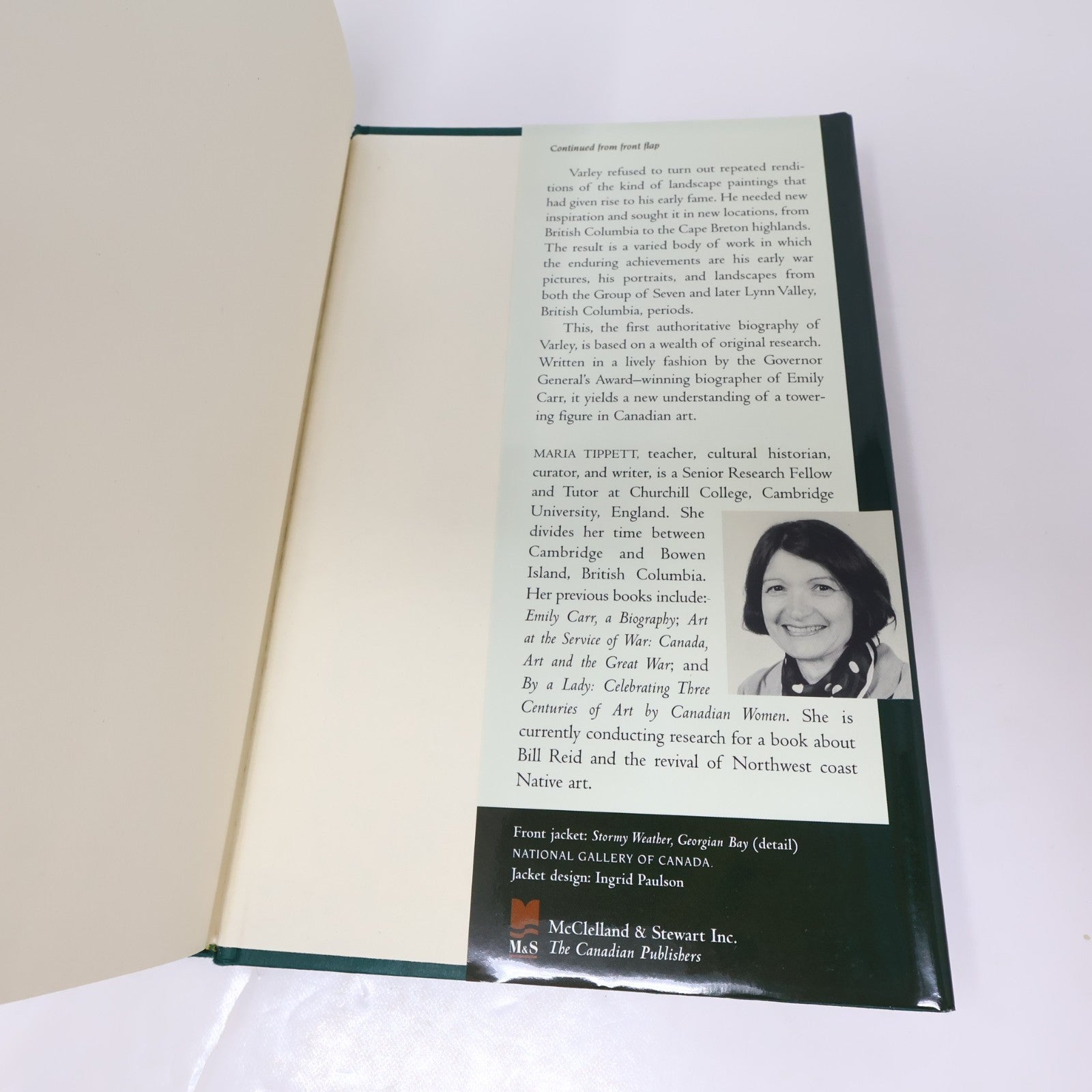 Stormy Weather F.H. Varley a Biography Maria Tippett Mcclelland & Stewart 1998