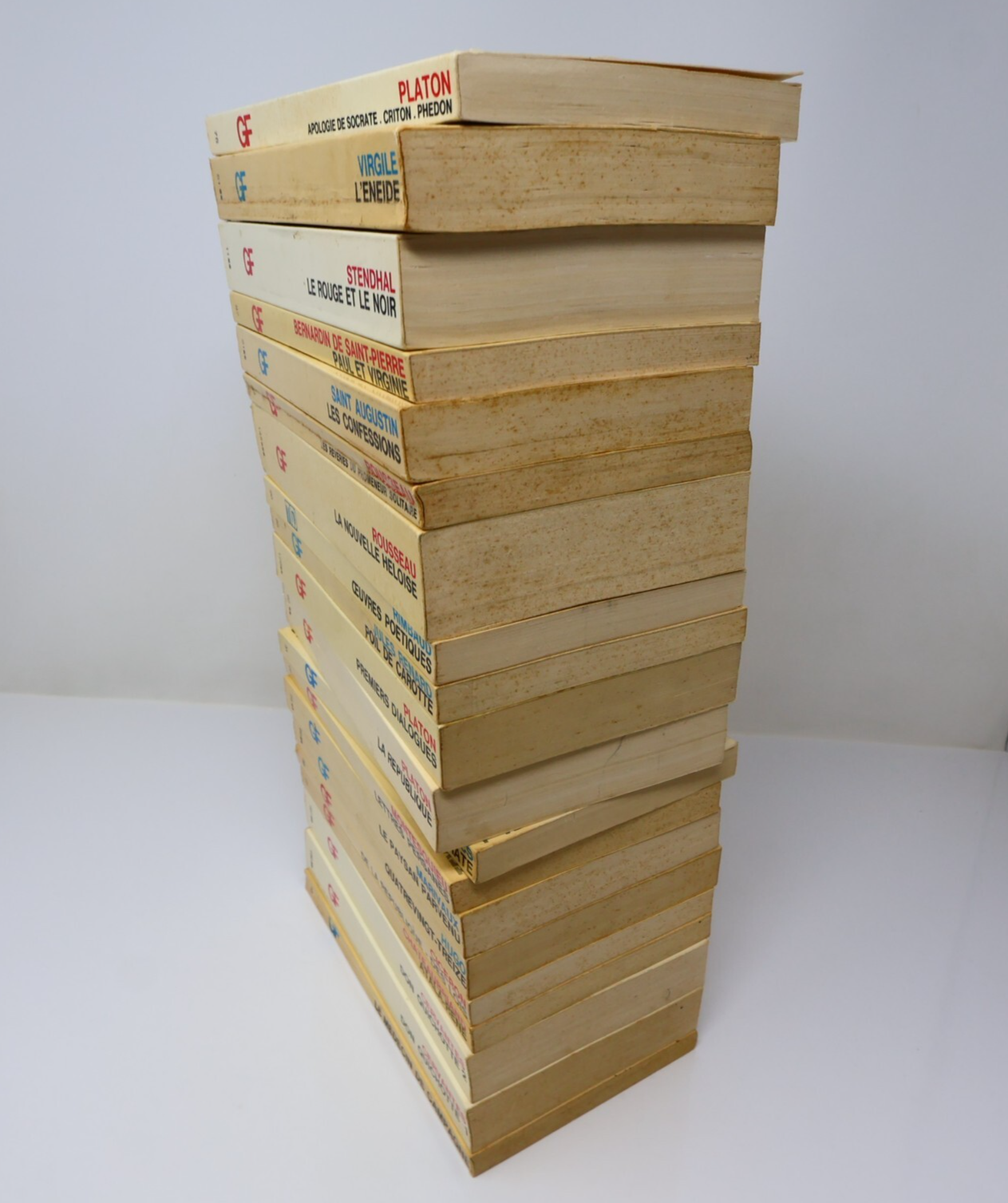 Littérature Philosophie Lot 20 Livres Garnier/Flammarion Platon/Virgile/Hugo 60s