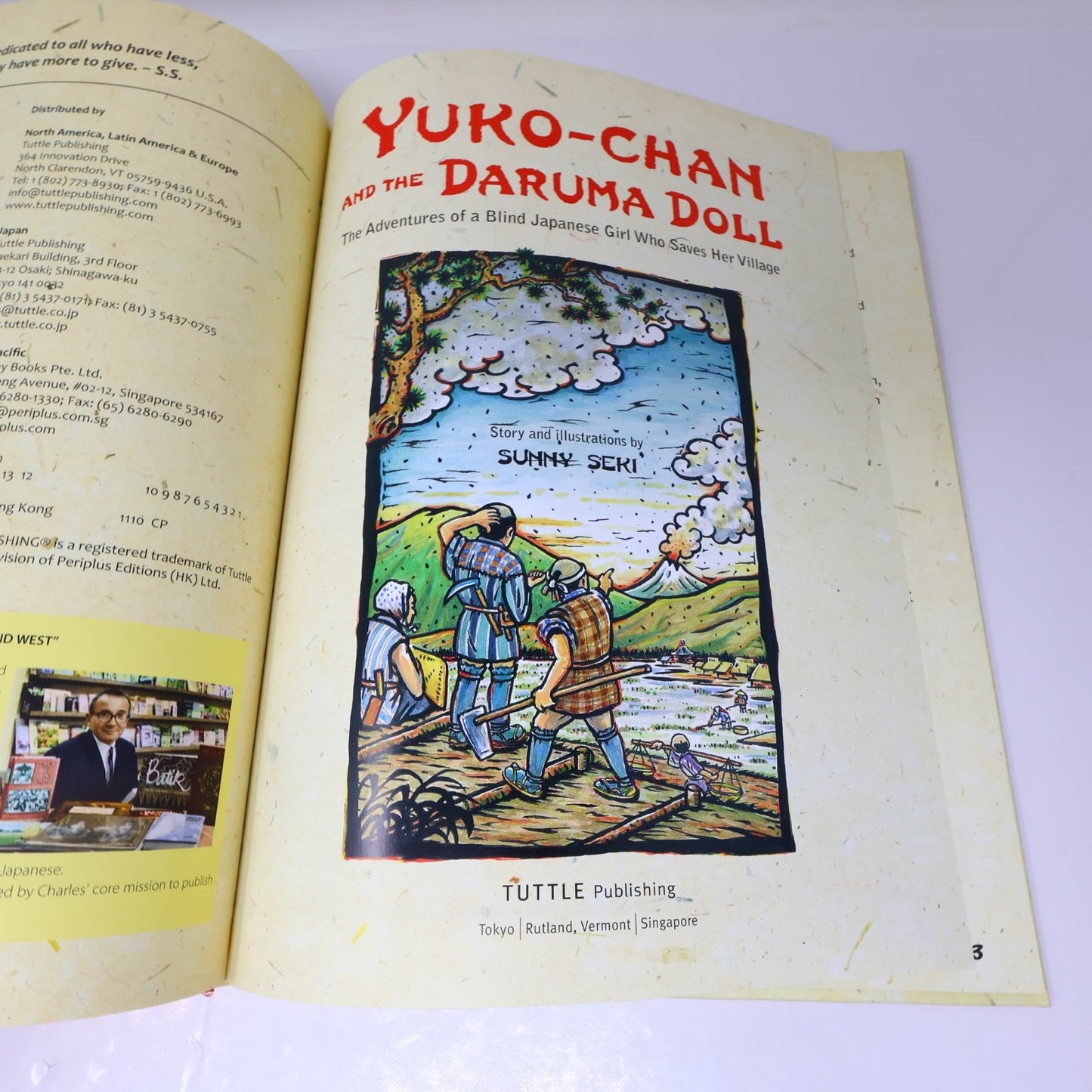 Yuko-Chan and the Daruma Doll Sunny Seki 2012 Tuttle Blind Japanese Girl Childs