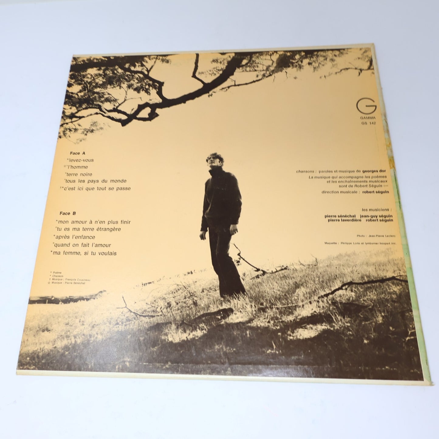 Georges Dor Lot 2 Disques LP Record Vinyl Au Ralenti/Poèmes Et Chansons 1970s