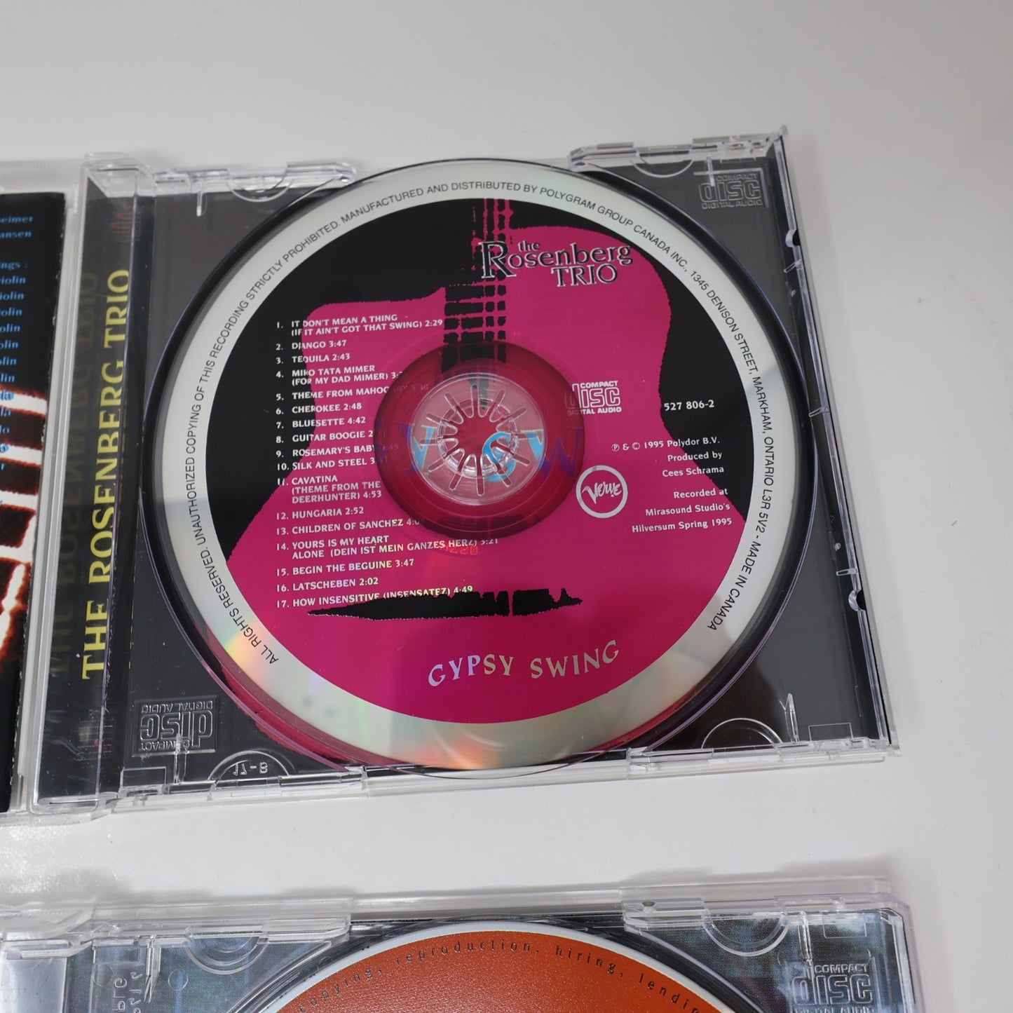The Rosenberg Trio 2 CD Lot Gypsy Swing/Live Samois Tribute To Django Reinhardt