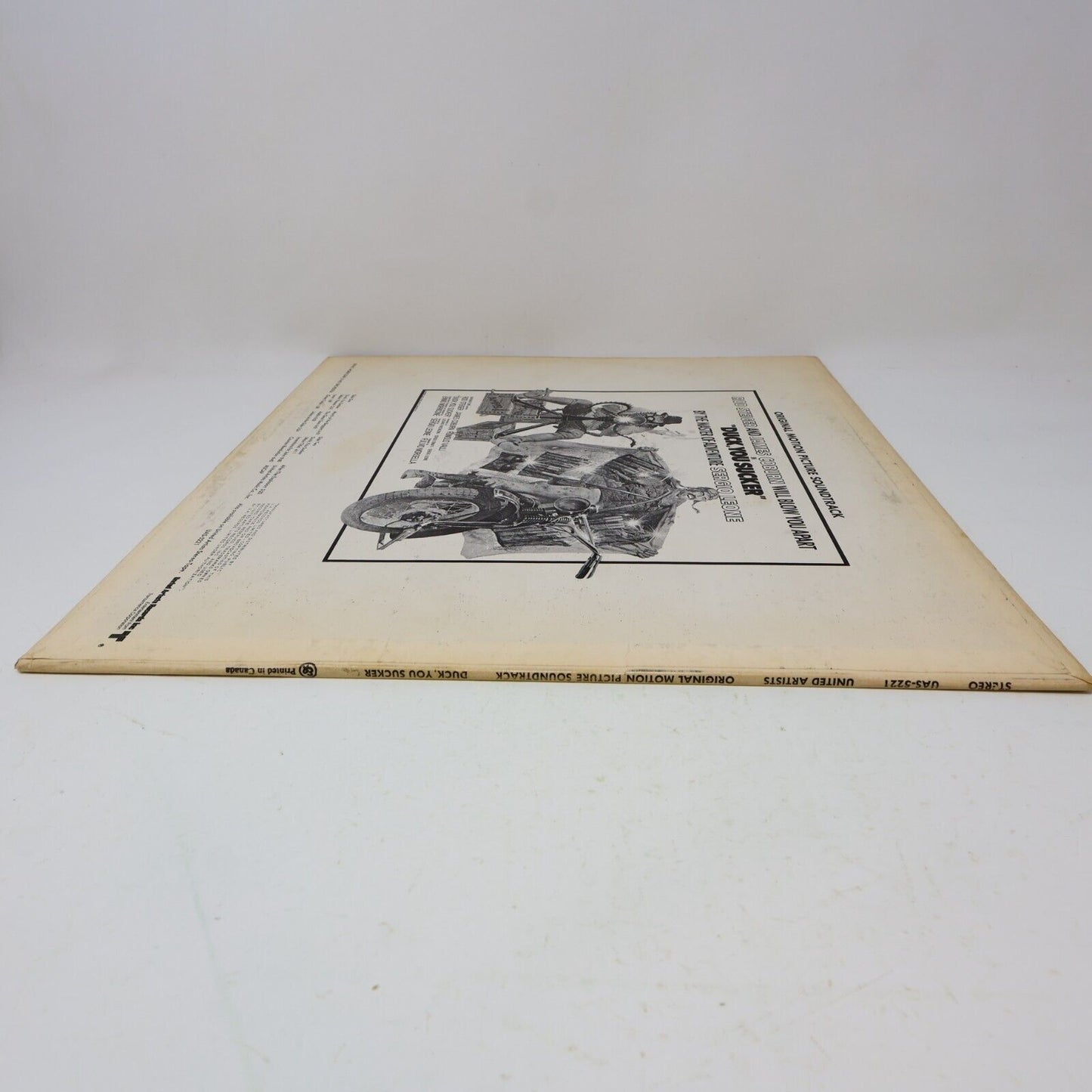 Ennio Morricone Duck You Sucker Movie Soundtrack LP Record UAS-5221 Sergio Leone