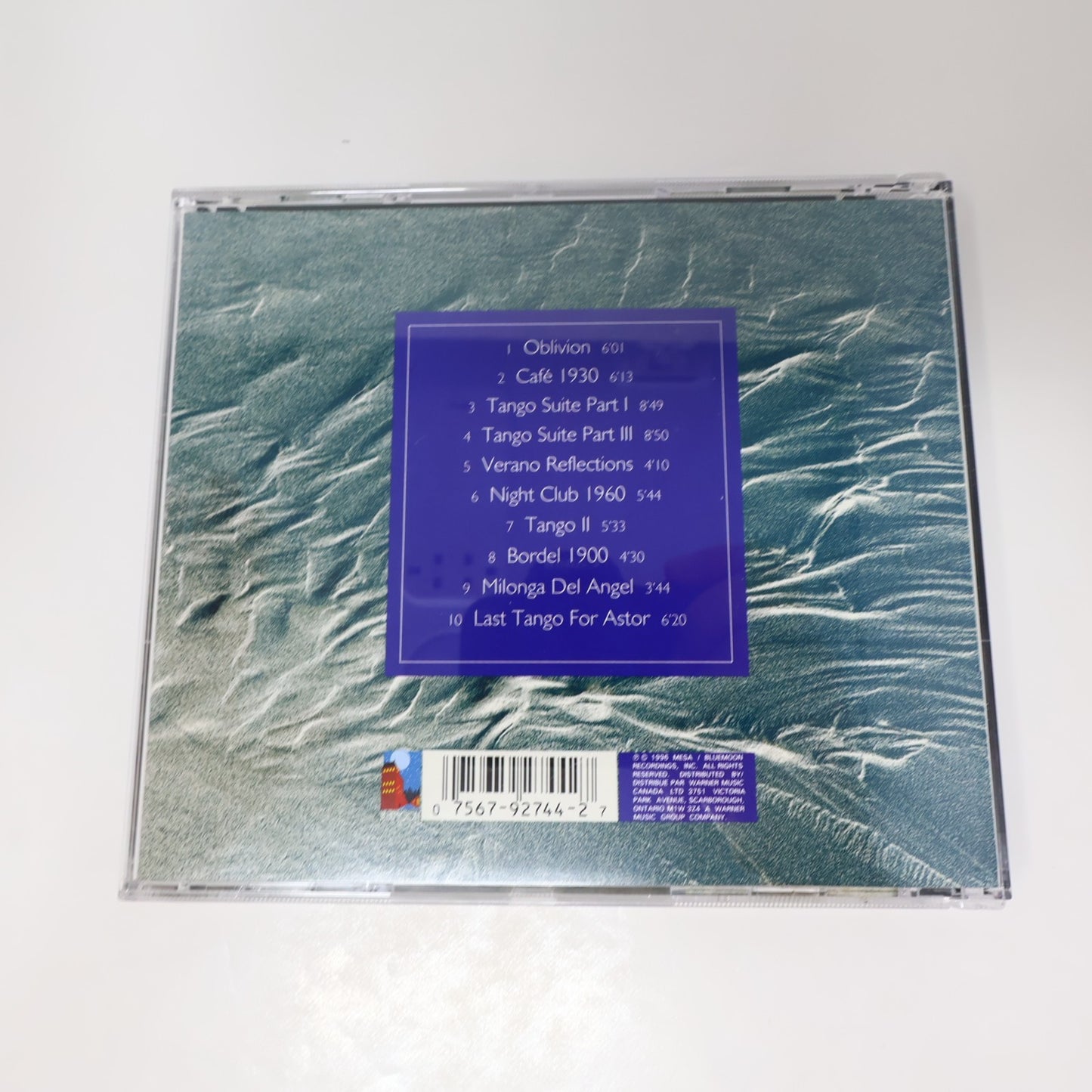 Al Di Meola Plays Piazzolla CD 92744 Bluemoon 1996 Jazz/Fusion Oblivion