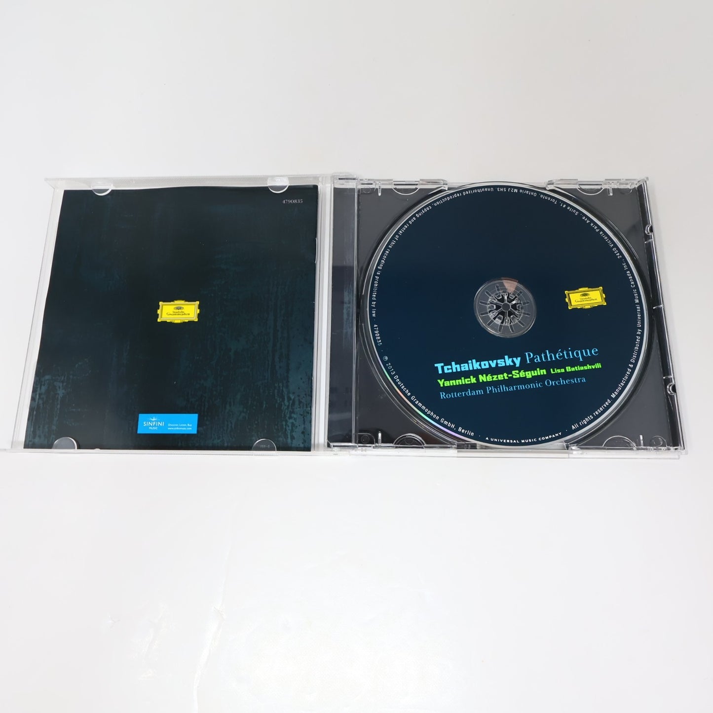 Tchaikovsky Symphony #6 Pathétique CD Batiashvili/Rotterdam/Yannick Nézet Séguin