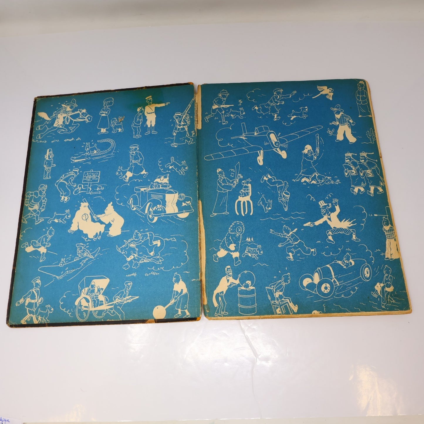 Tintin Le Temple du Soleil Hergé Casterman B3 1949 EO 2 Symboles Incas BD