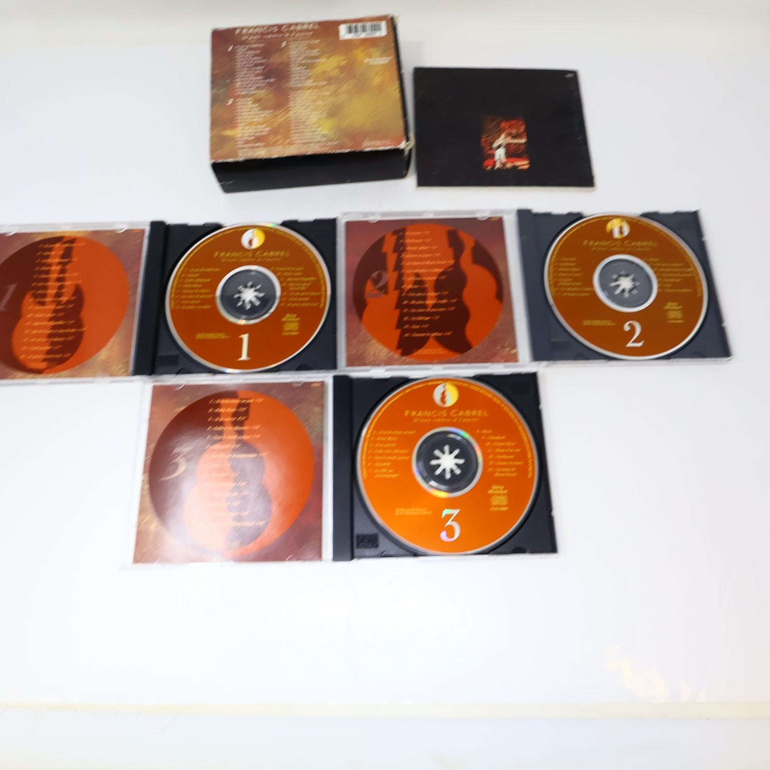 Francis Cabrel Coffret 3 CD D'une Ombre à L'autre 1991 Sarbacane French Folk