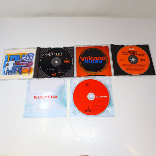 Randy Weston/Melba Liston 3 CDs Lot Verve Khepera/Saga/Volcano Blues Jazz 90s