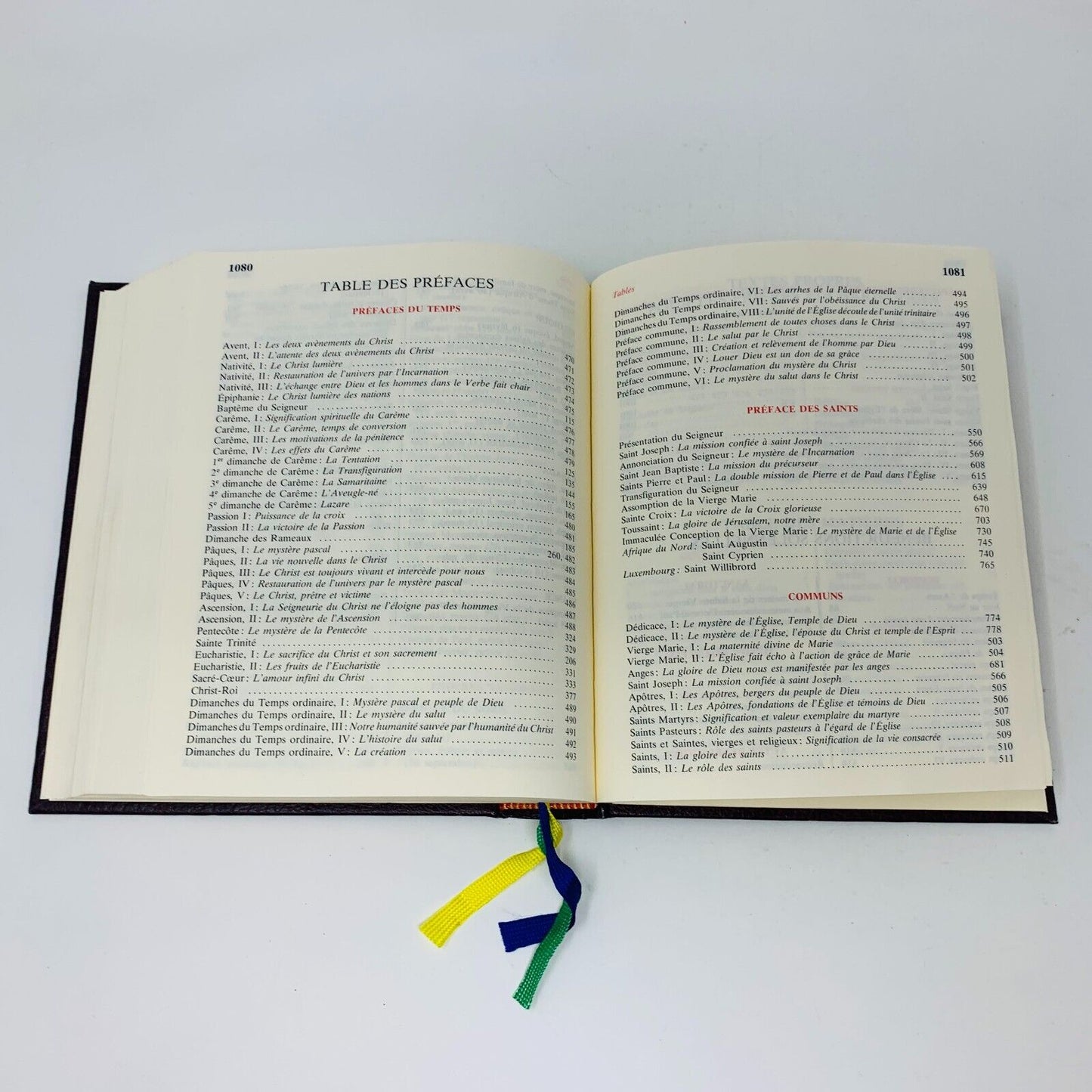 2001 Missel Romain Desclée Mame Français Messe Liturgie Missal French Hardcover