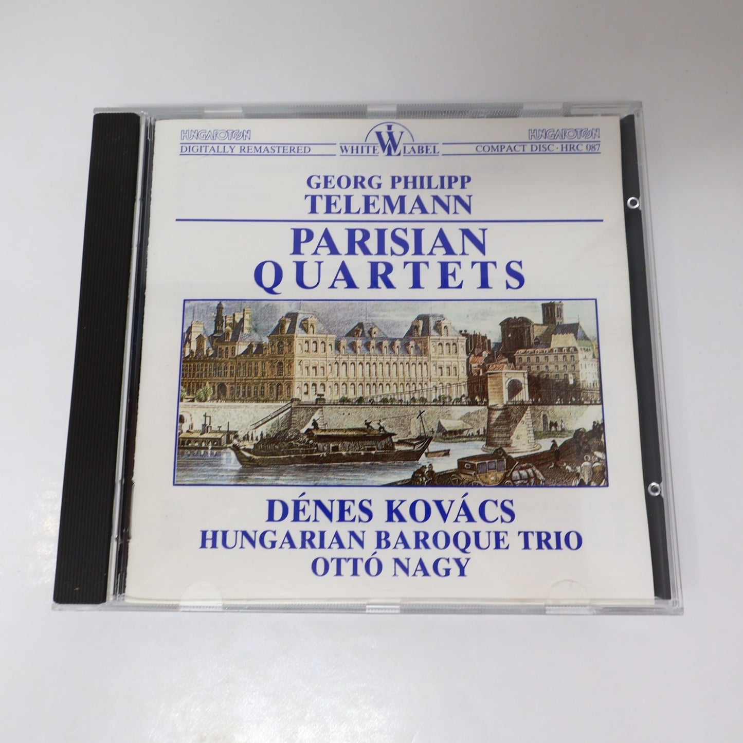 Telemann Parisian Quartets for Flute/Violin/Viola/Continuo CD Kovács/Ottó Nagy