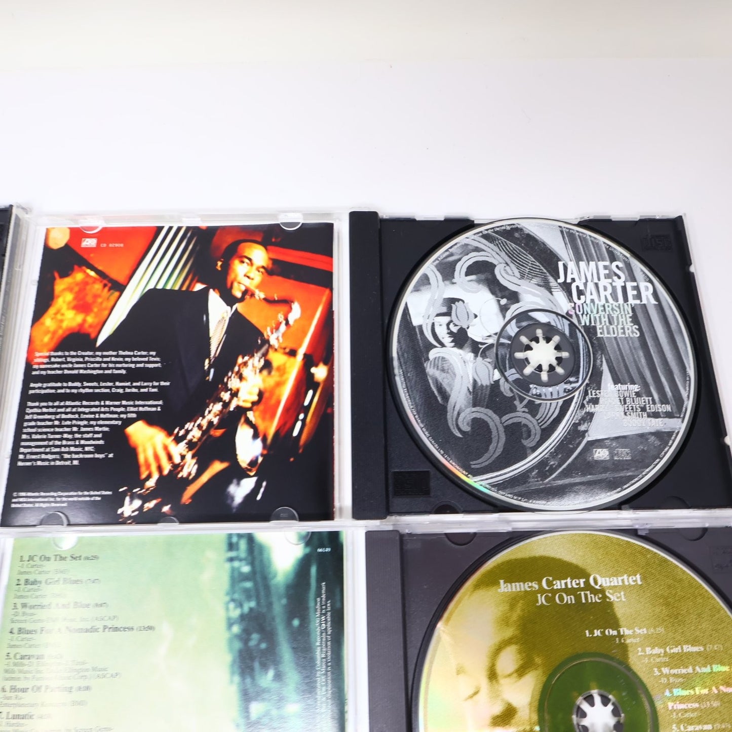 James Carter 5 CD Lot Conversin' With The Elders/in Carterian Fashion Jazz