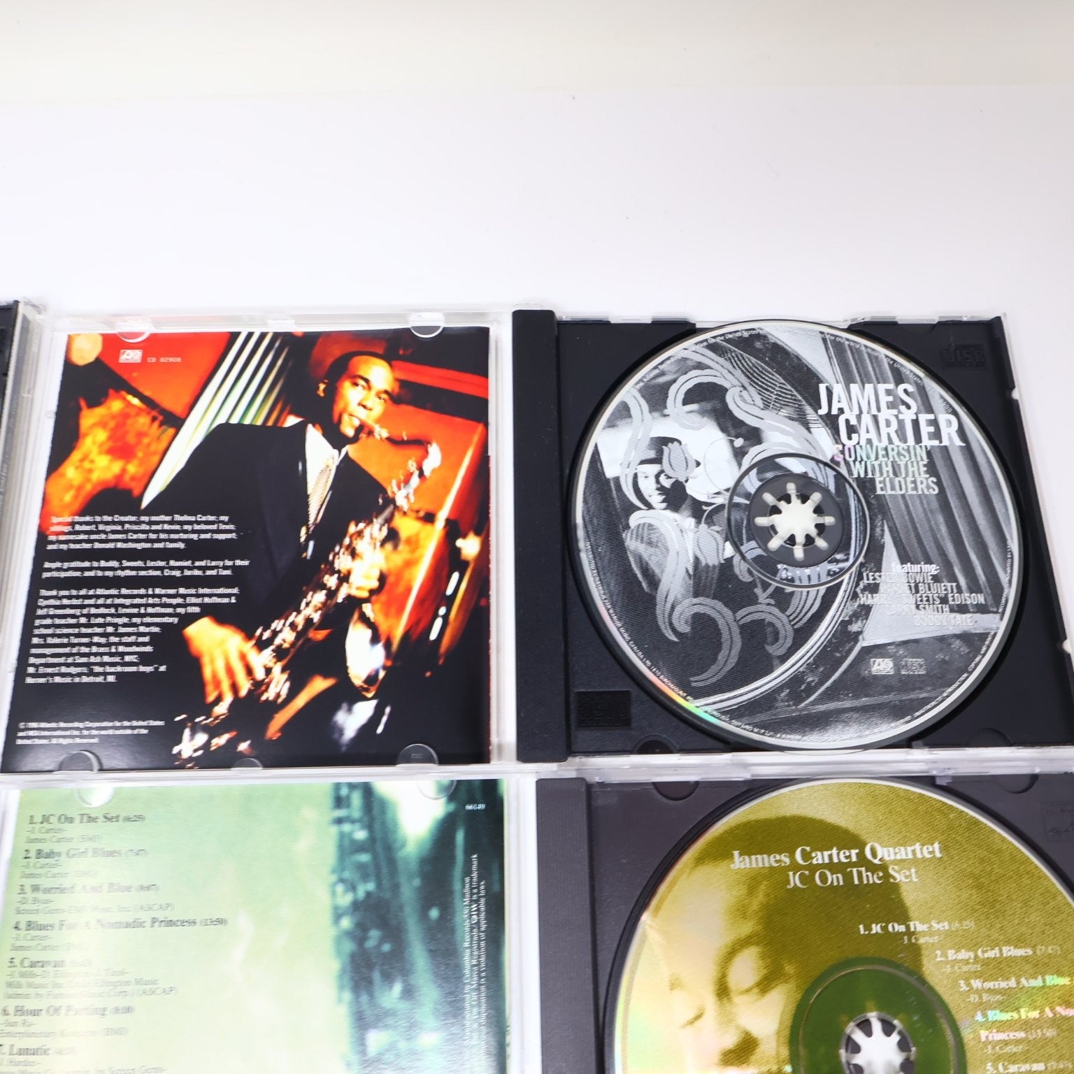 James Carter 5 CD Lot Conversin' With The Elders/in Carterian Fashion Jazz
