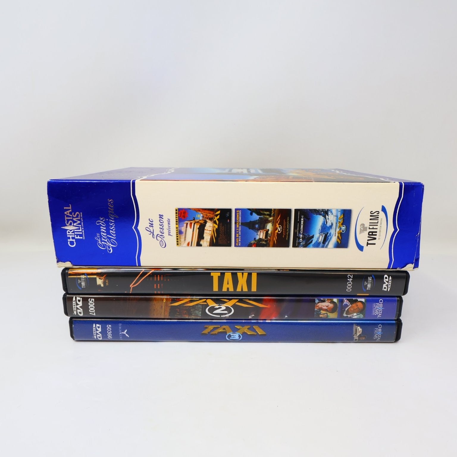 Coffret Taxi #1-2-3 Les Grands Classiques DVD Luc Besson Action NTSC Region 1