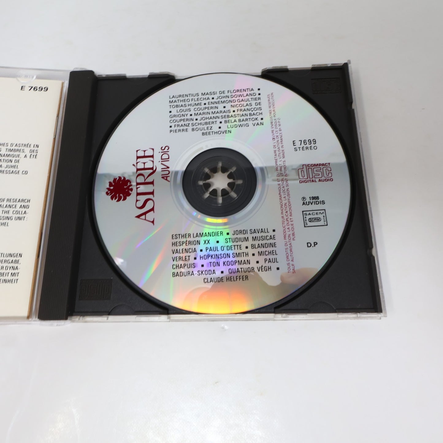 Un Autre Regard Sur La Musique Astrée Auvidis CD Classical Medieval Renaissance