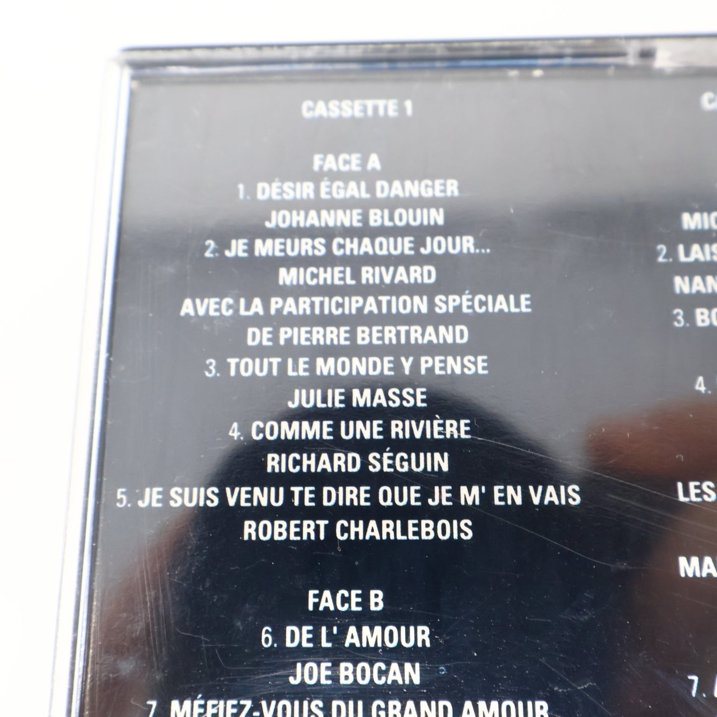 Au Nom De L'amour Cassette Johanne Blouin/Michel Rivard/Julie Masse/Charlebois