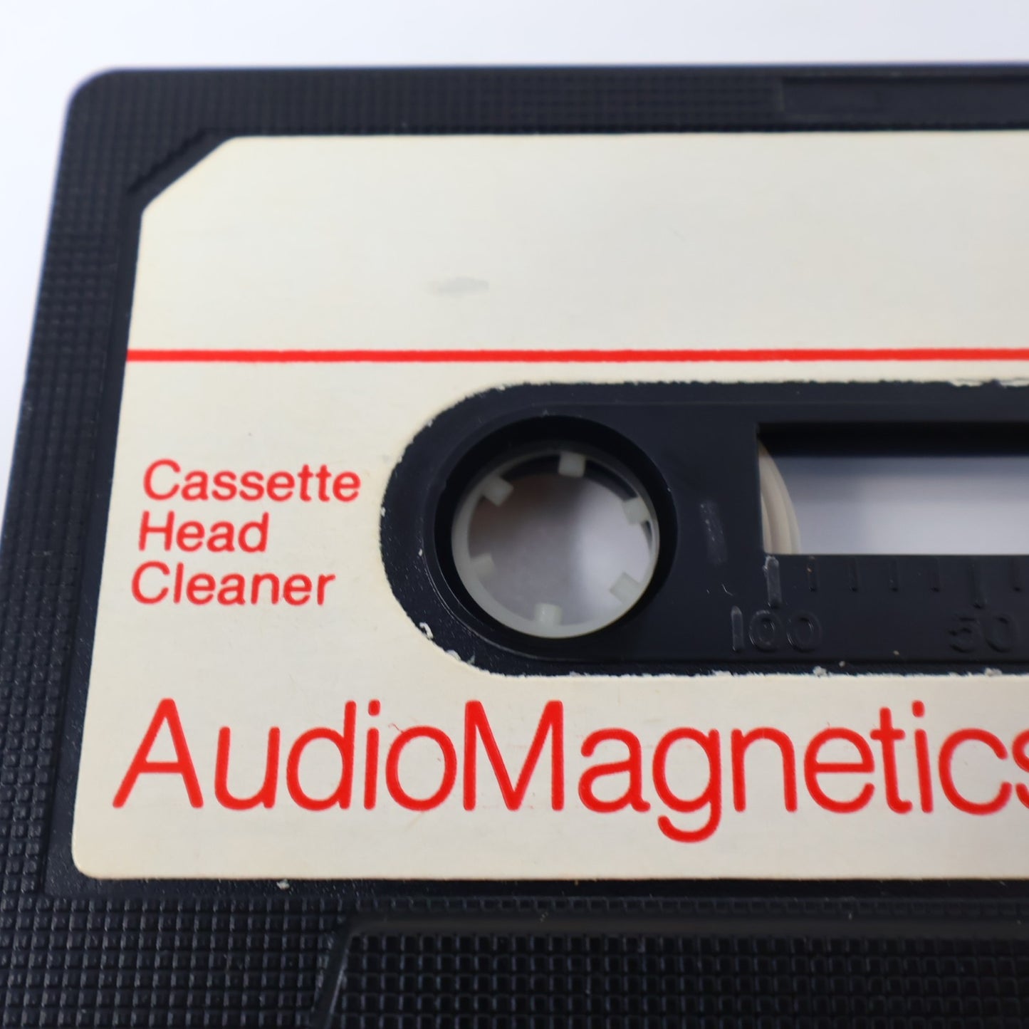 Audio Magnetics Cassette Tape Head Cleaner with Exclusive Polishing Action HC