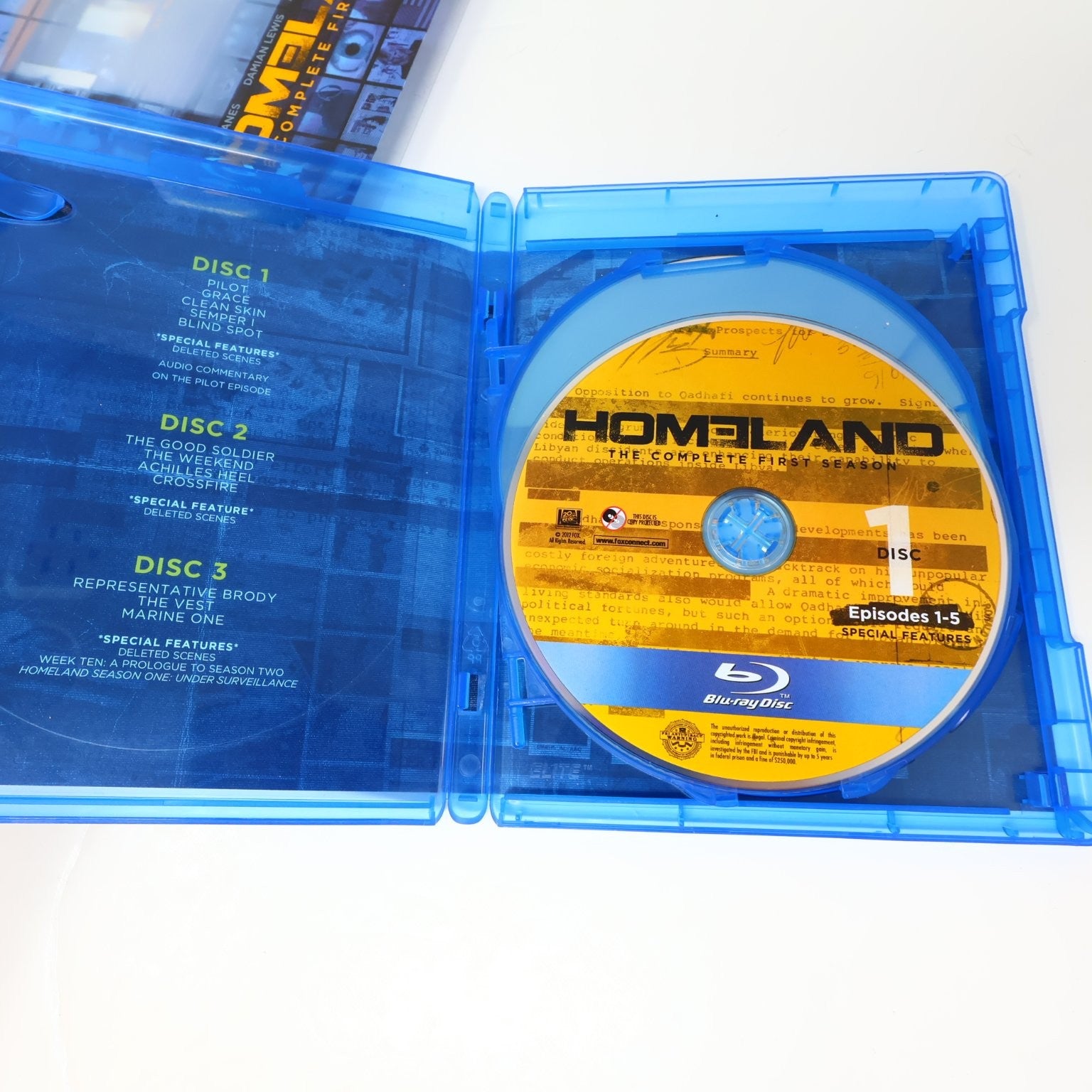 Homeland 2 Blu-ray Lot Complete Seasons 1 & 2 Claire Danes Damian Lewis NTSC