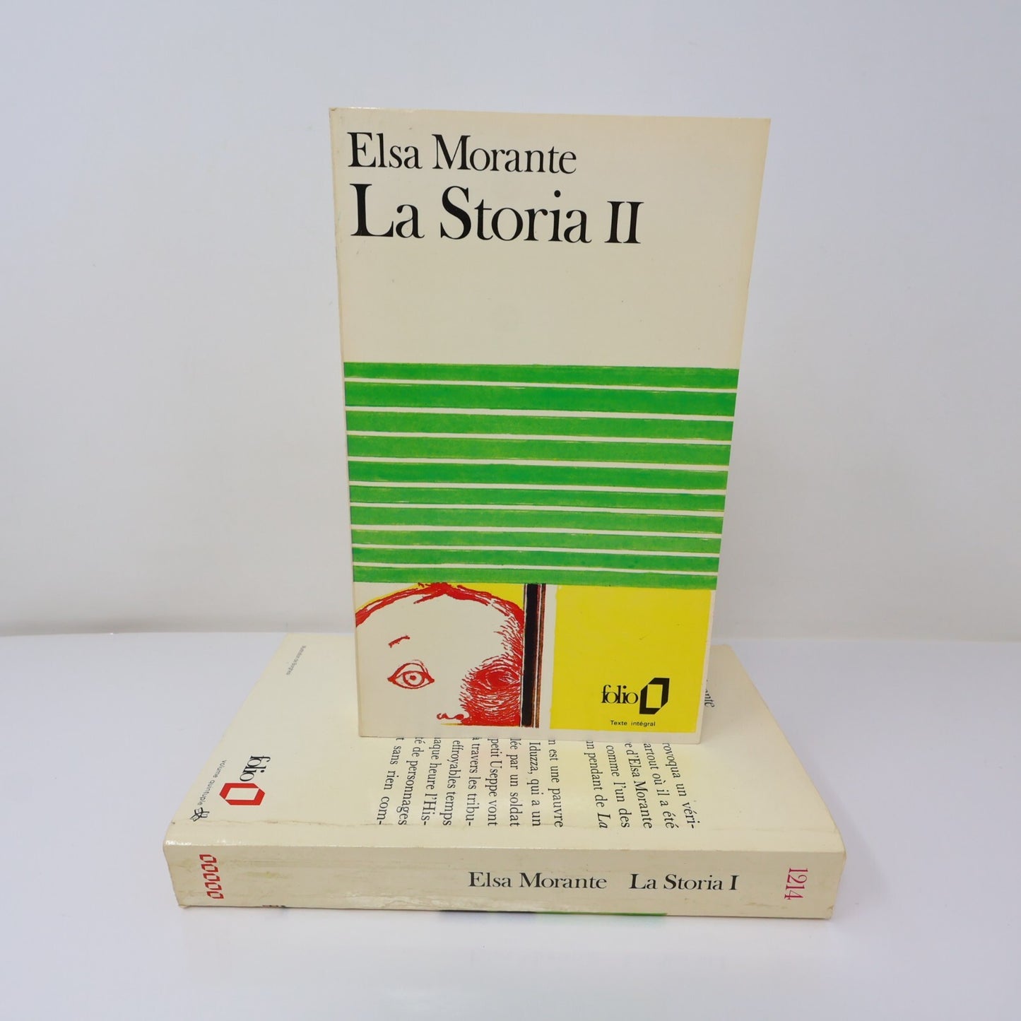 La Storia #1-2 Série Complète Lot 2 Livres Elsa Morante Folio Fiction Historique