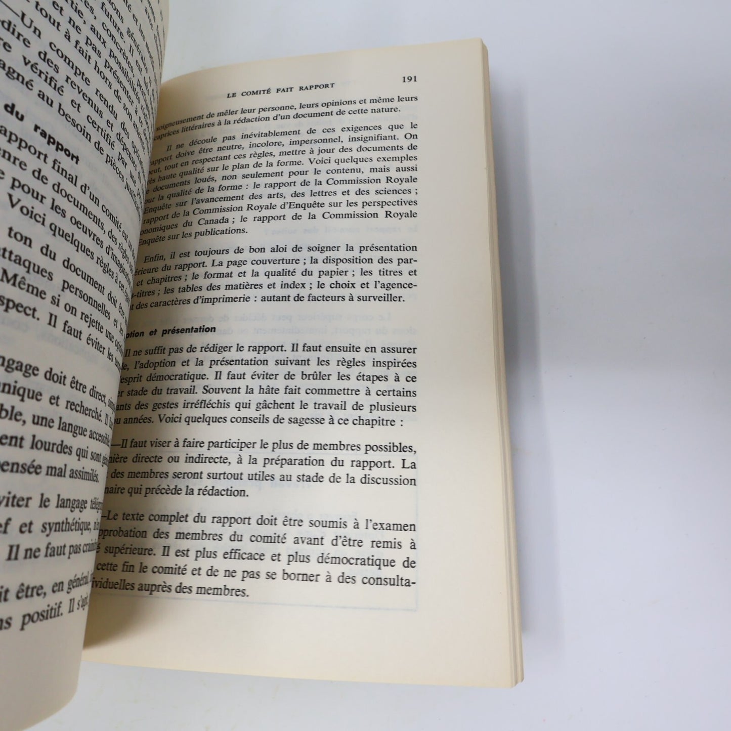 1962 Les Comités Esprit et Méthodes Claude Ryan Affaires Politique Société Livre