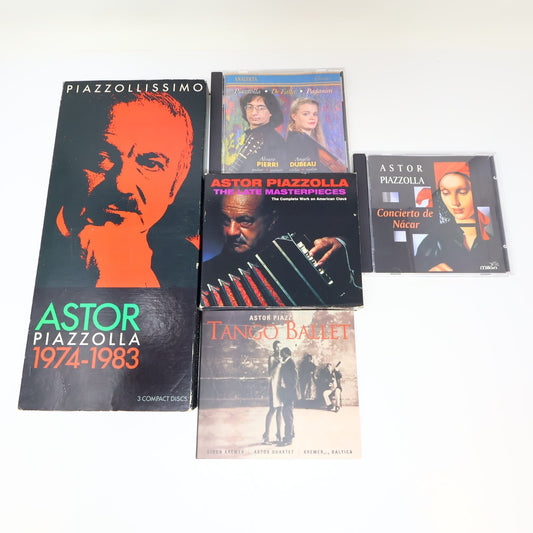 Astor Piazzolla 5 CDs Lot The Last Masterpieces/Piazzollissimo 1974-1983 Latin