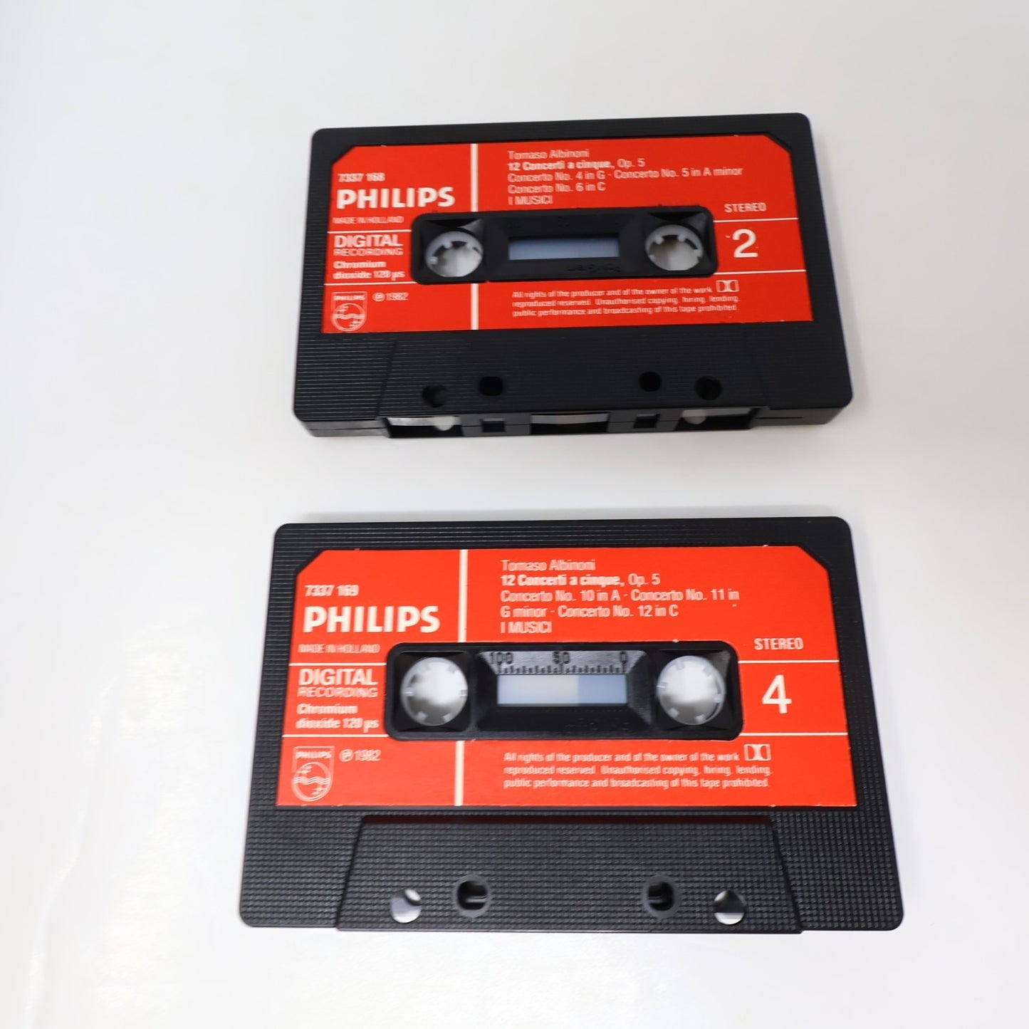 Albinoni/I Musici 12 Concerti A Cinque Op.5 Cassette Box Set Pina Carmirelli 80s