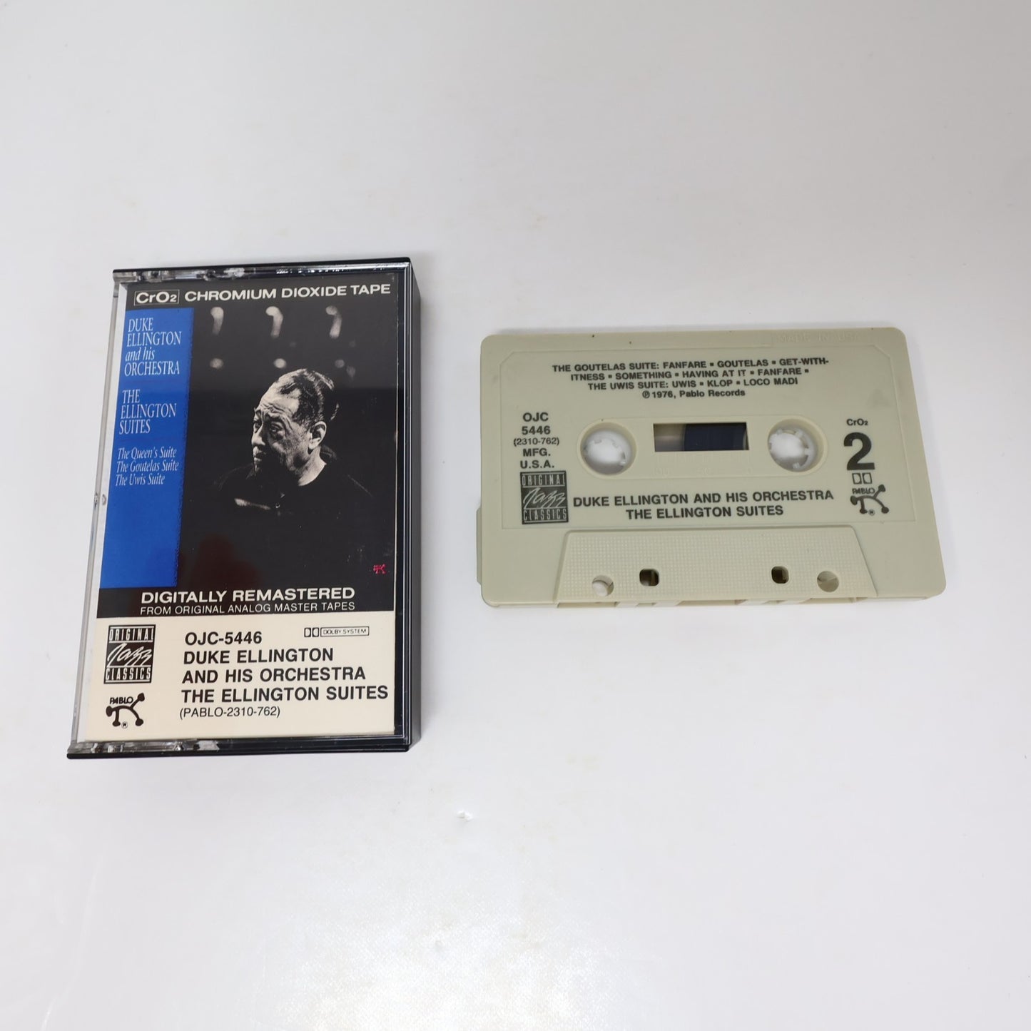 Duke Ellington 2 Cassettes Lot The Ellington Suites/The Essential V-Discs Jazz