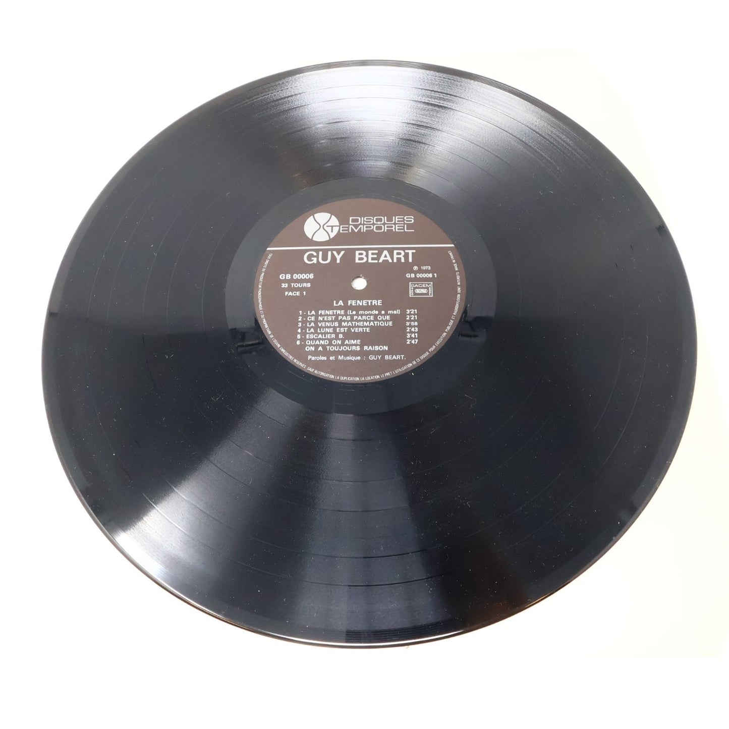 Guy Béart Lot 4 Disques Record Fenêtre/Espérance Folle/Beau Miroir/Renaissances
