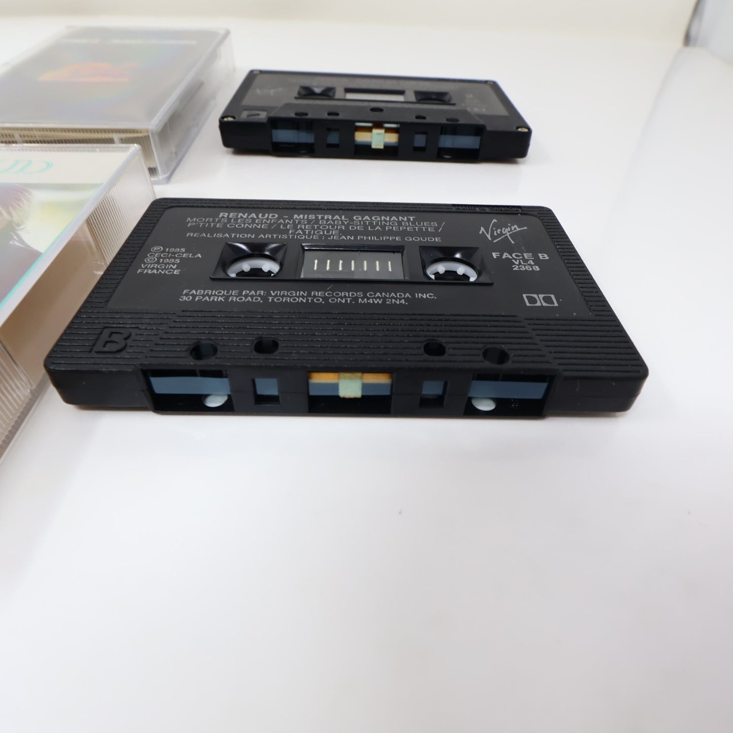 Renaud Lot 3 Cassettes Mistral Gagnant/Putain de Camion/Retour de Gérard Lambert