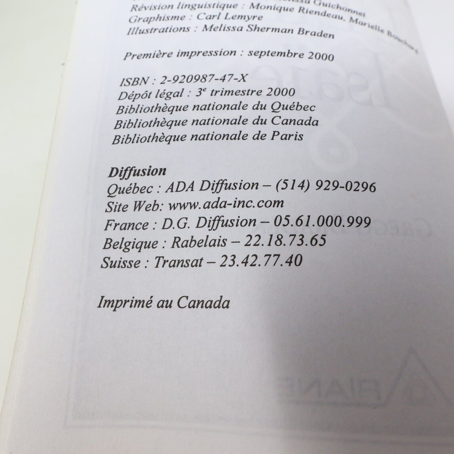 2000 L'Effet Isaïe Gregg Braden Ariane Français Paperback Ésotérisme Livre 2000s