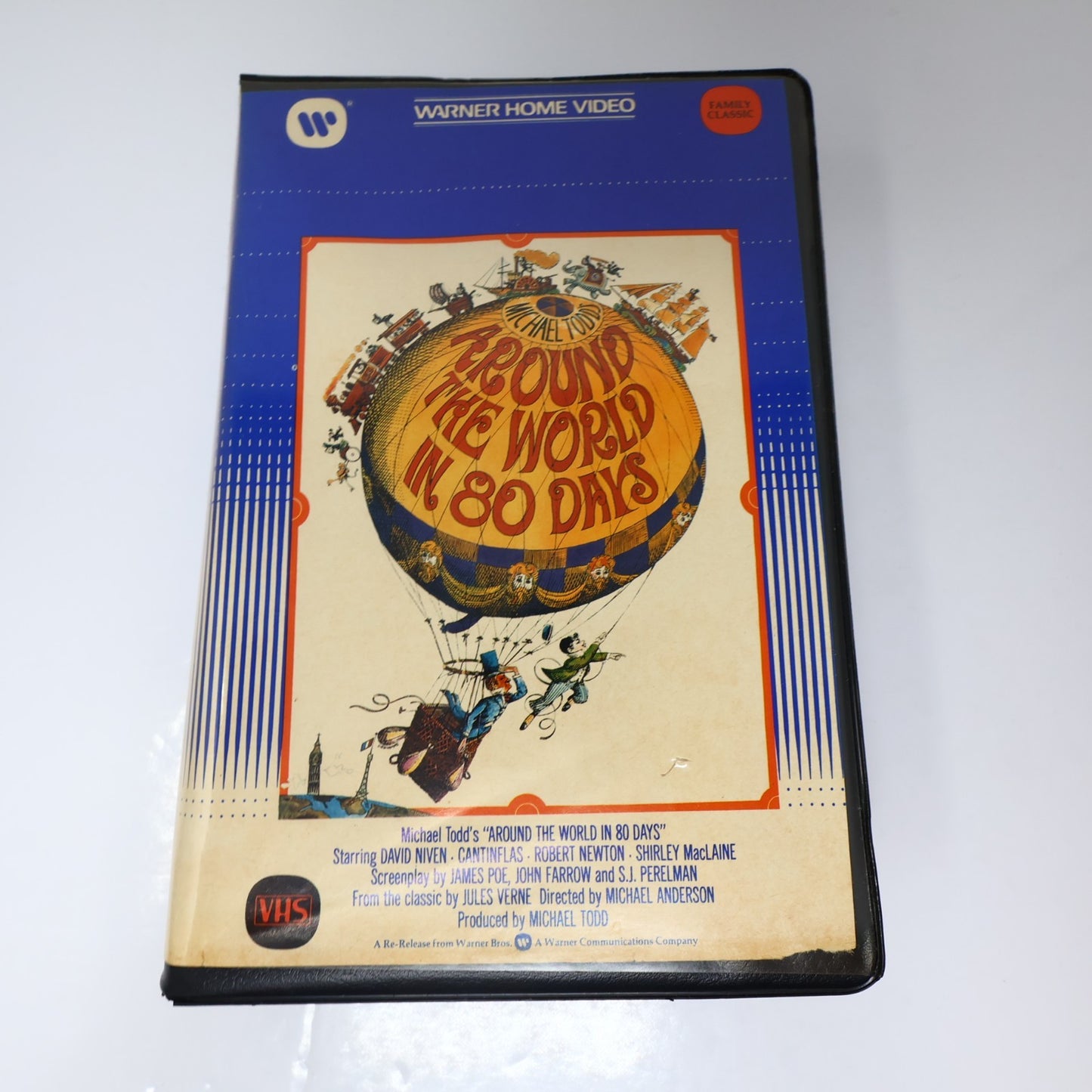 Around the World in 80 Days VHS NTSC Movie Michael Todd David Niven Clam Shell