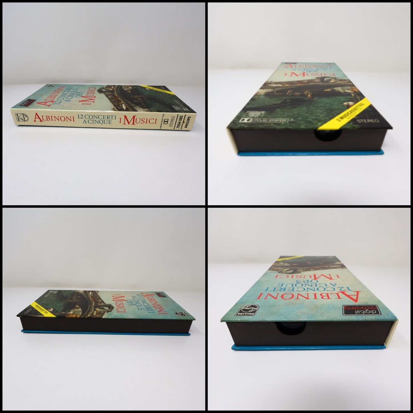 Albinoni/I Musici 12 Concerti A Cinque Op.5 Cassette Box Set Pina Carmirelli 80s