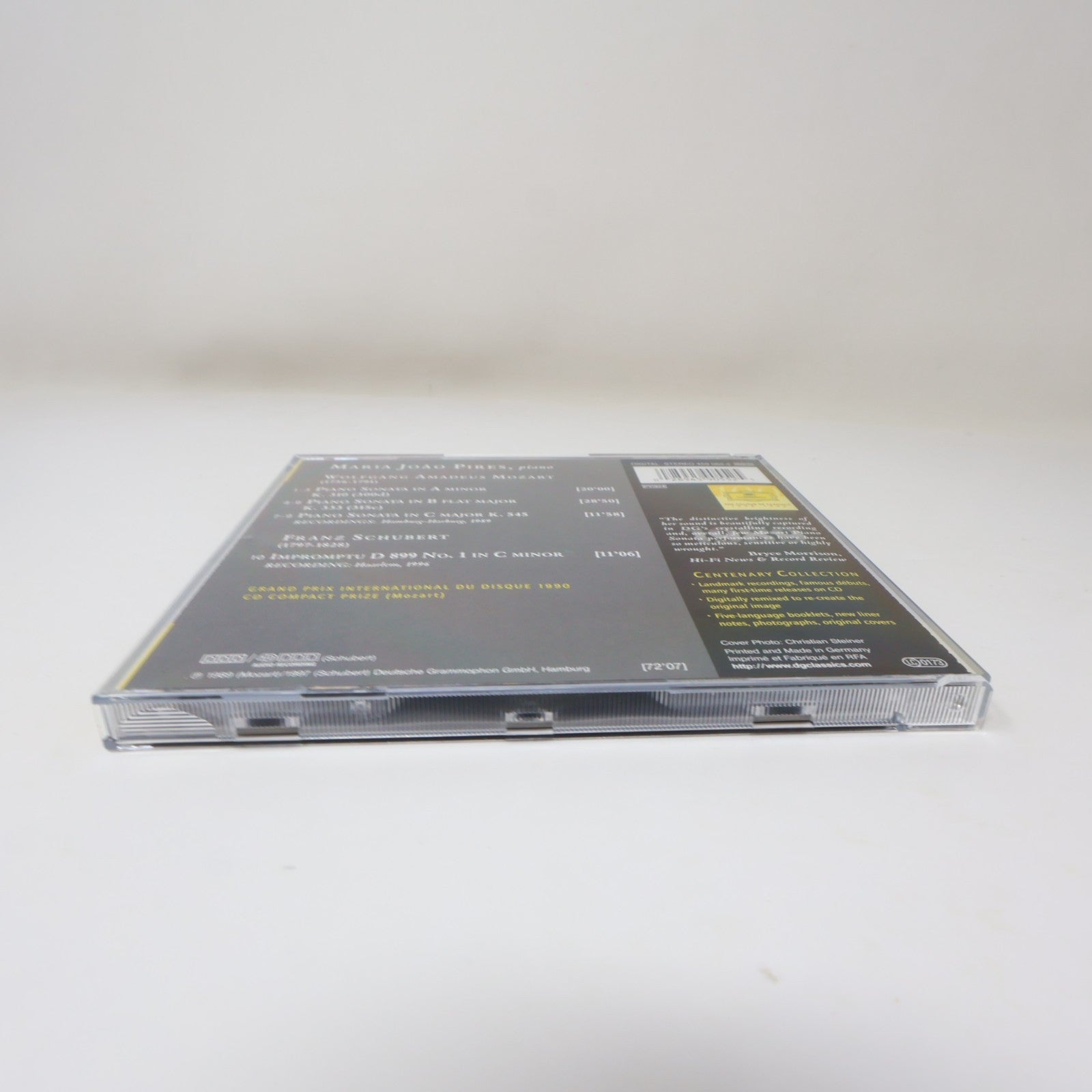 1989 Maria Joao Pires Mozart Schubert Piano CD Deutsche Grammophon 90s