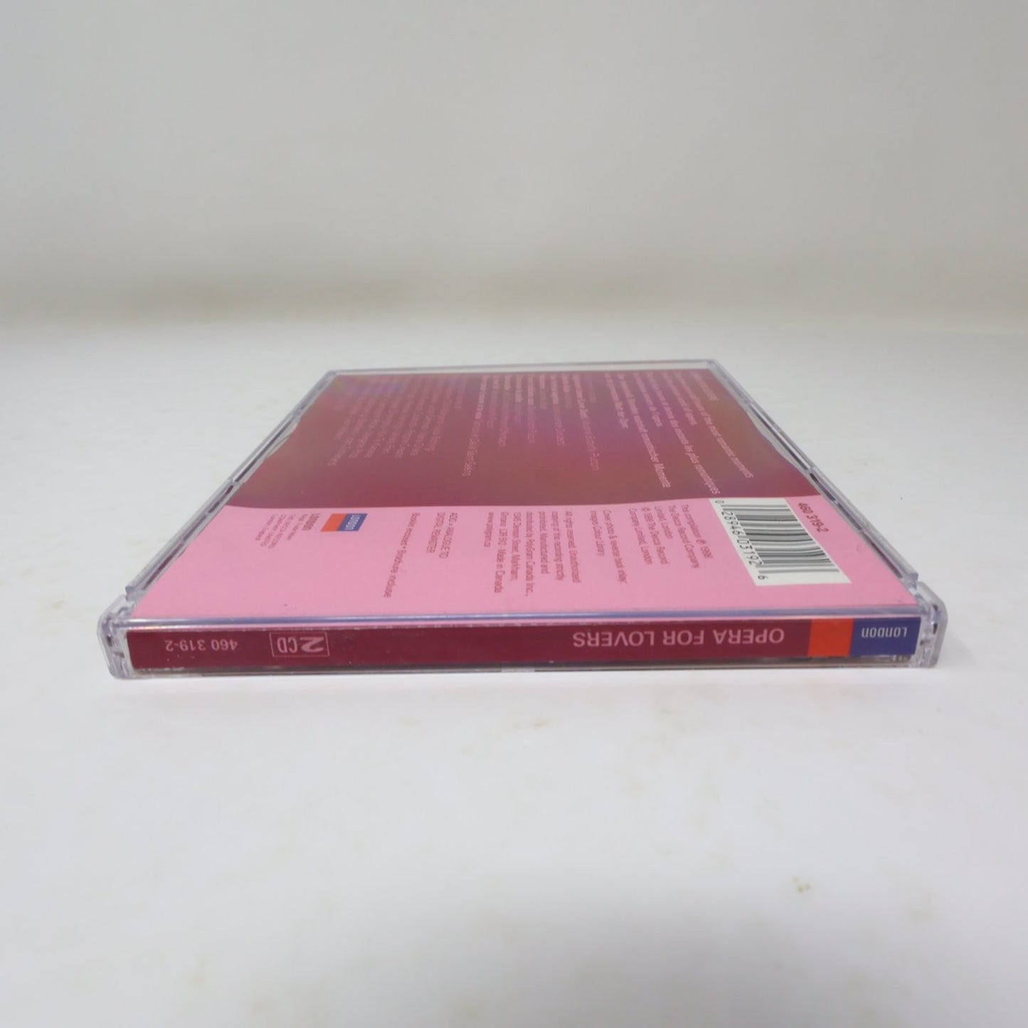 Opera For Lovers CD 1998 2CD Romantic Opera Classics London Verdi/Donizetti