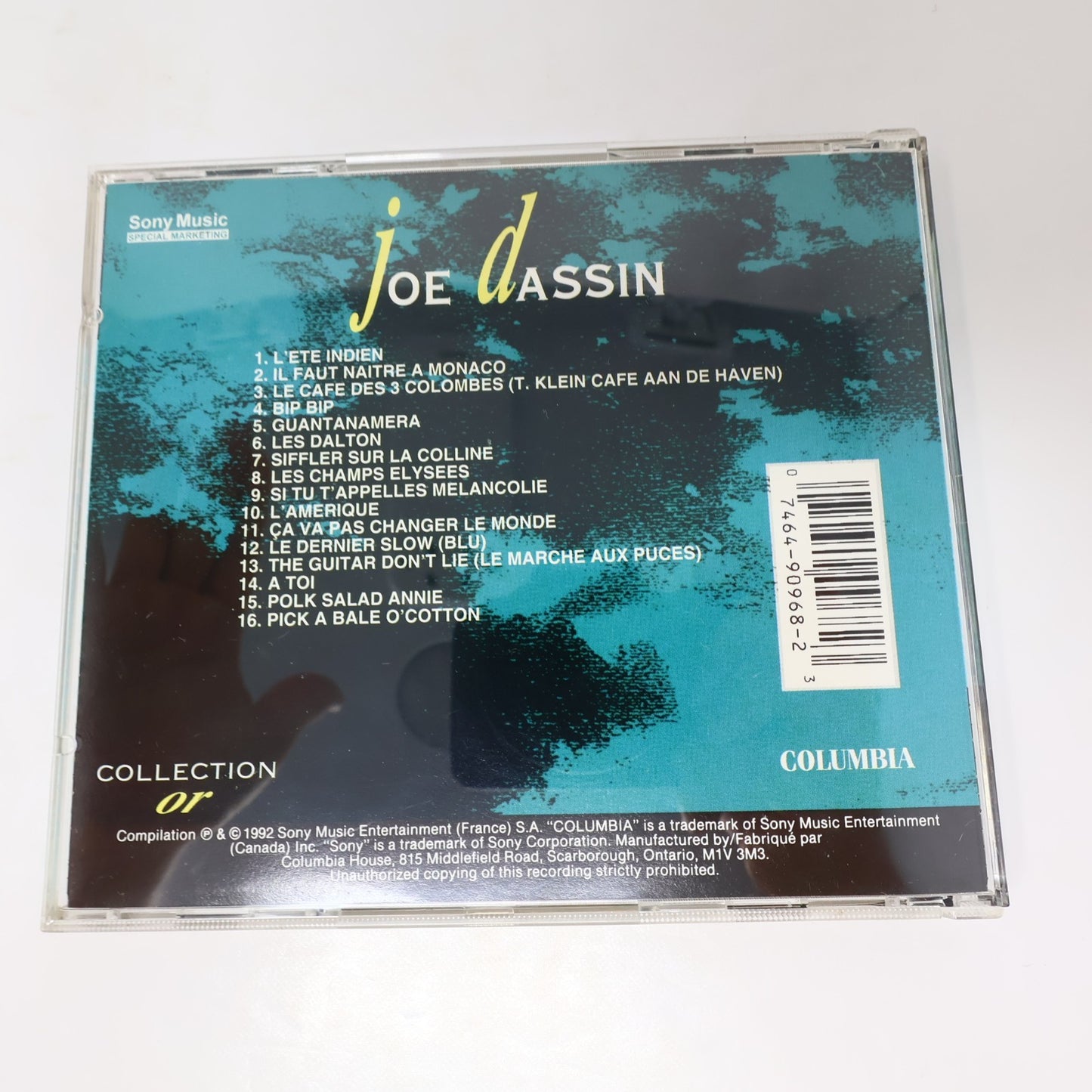 Joe Dassin Lot 2 CD Souvenirs/Collection Or Les Champs Elysées/Guantanamera 90s