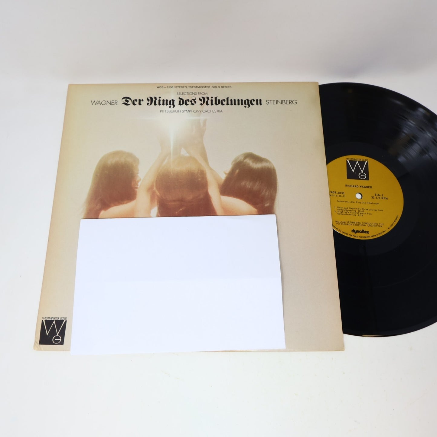 Wagner Steinberg Selections From Der Ring Des Nibelungen Record Vinyl WGS-8130