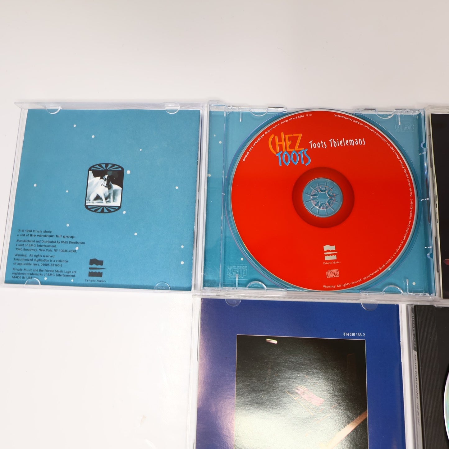 Toots Thielemans 3 CD Lot Chez Toots/Footprints/For My Lady Jazz 1990s