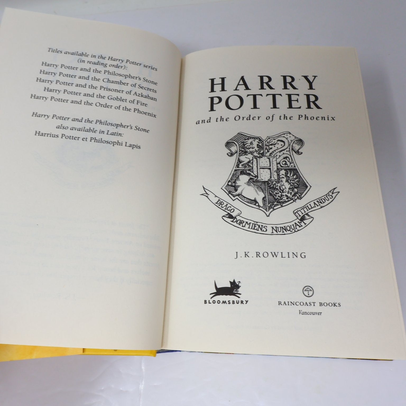 Harry Potter Complete Set Lot #1-7 Rowling 5 Paperback + 2 Hardcover Bloomsbury