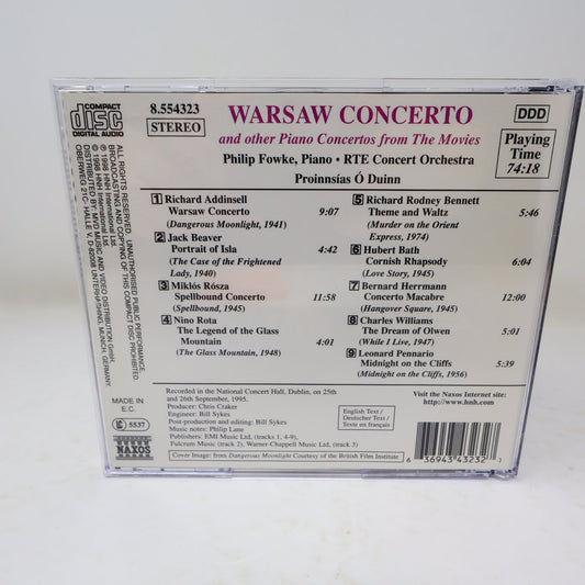 Warsaw Concerto Naxos 1998 Philip Fowke RTE Orchestra Piano Classical