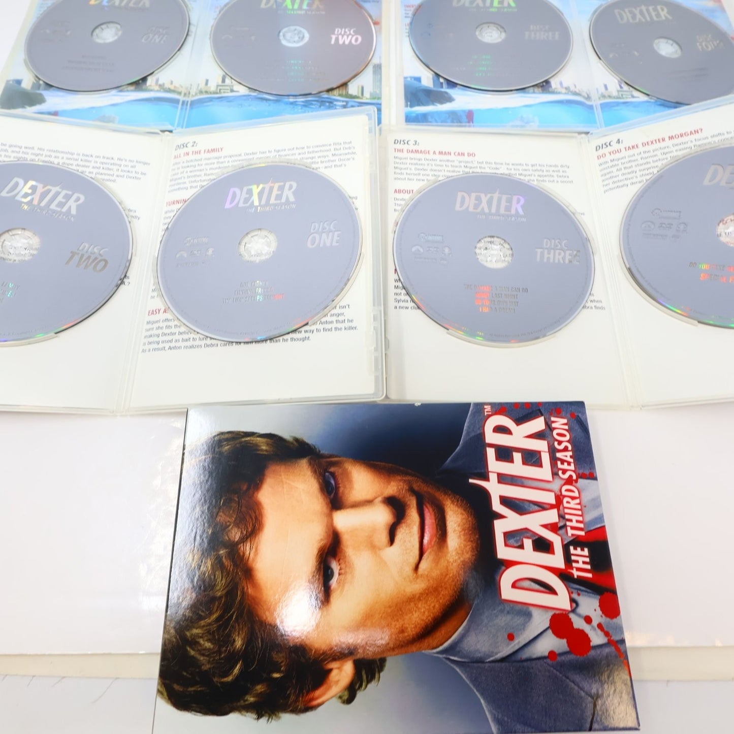 Dexter 5 DVD Lot Seasons #2-3-4 & 7-8 TV Michael C. Hall Showtime CBS Region 1