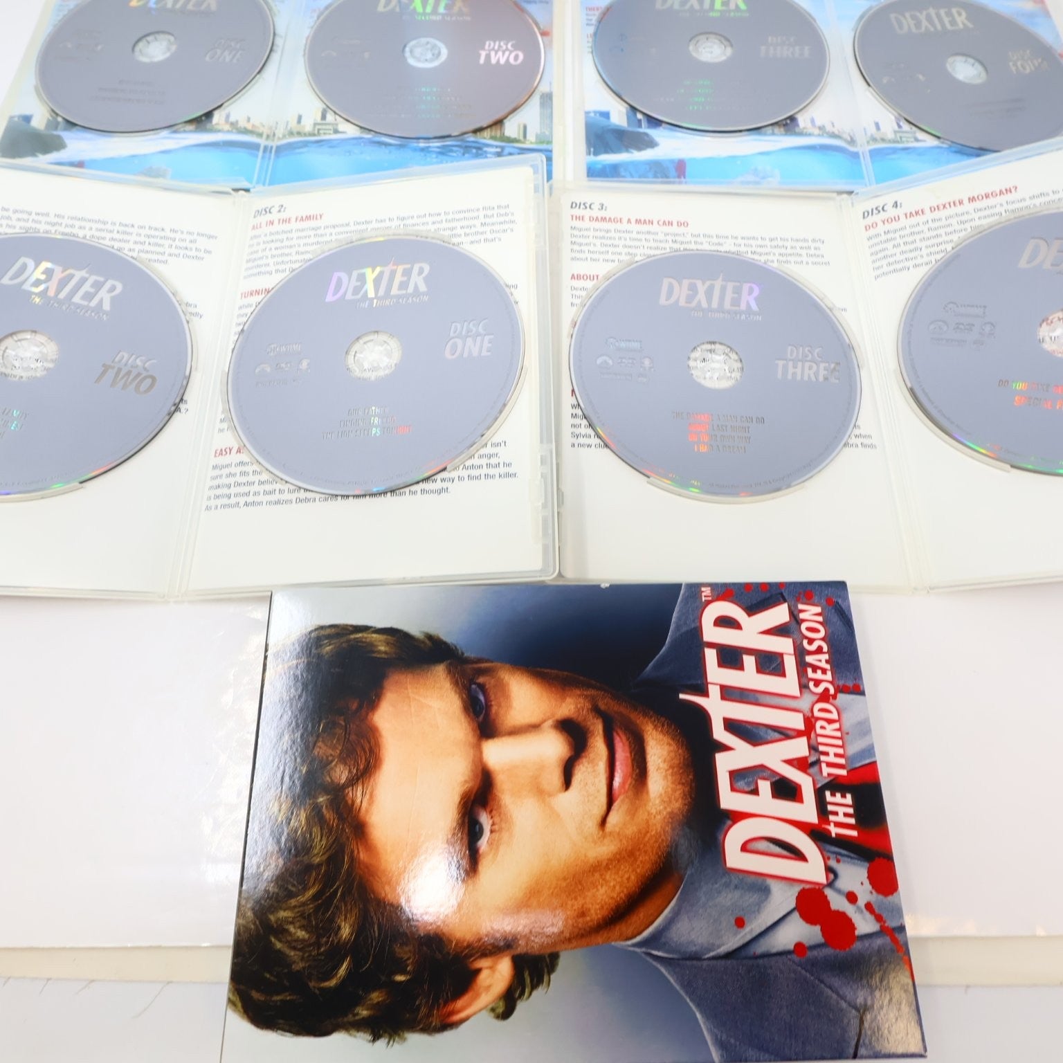 Dexter 5 DVD Lot Seasons #2-3-4 & 7-8 TV Michael C. Hall Showtime CBS Region 1