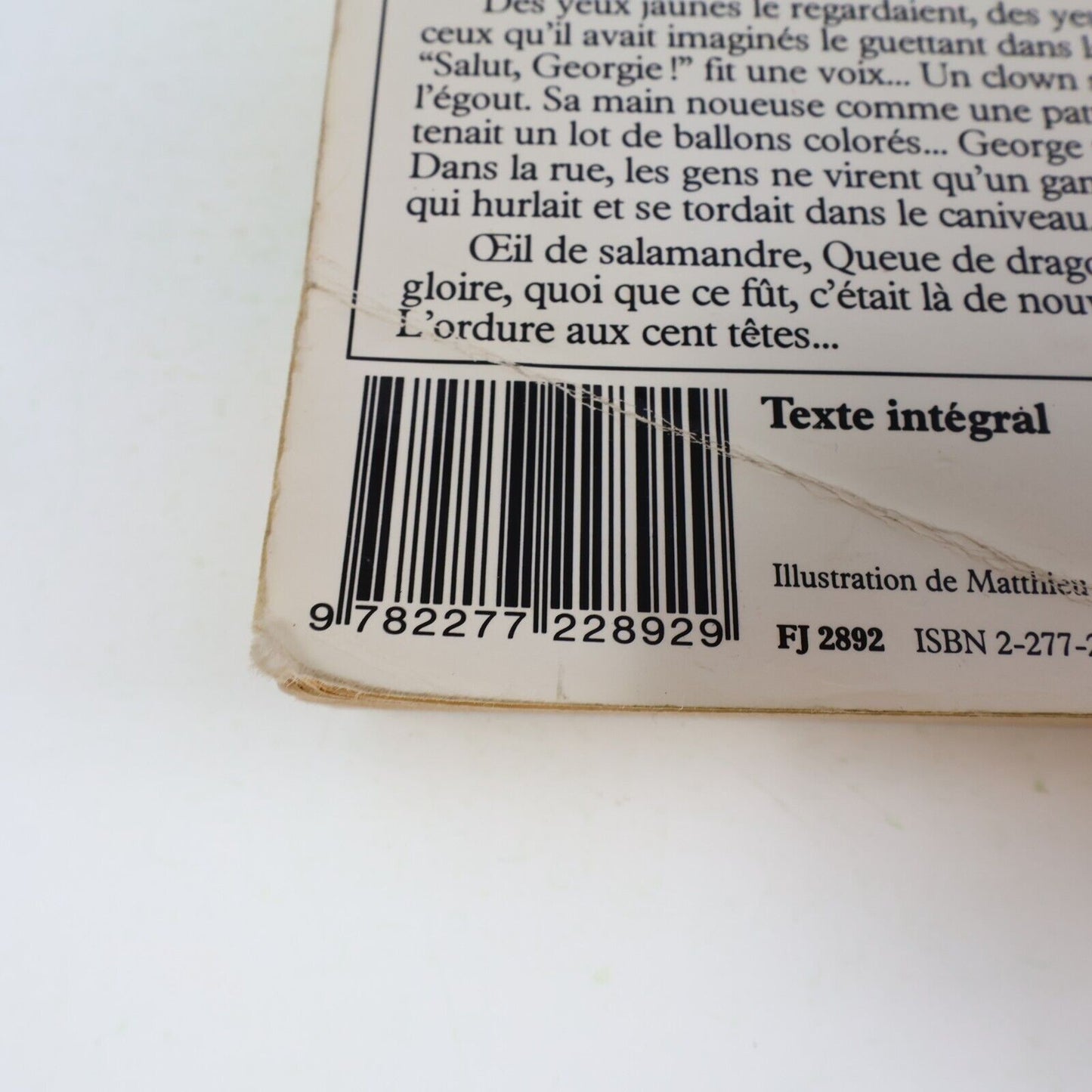 Lot 3 Livres Ça #1-3 de Stephen King It J'ai Lu Série Complète Français Vintage