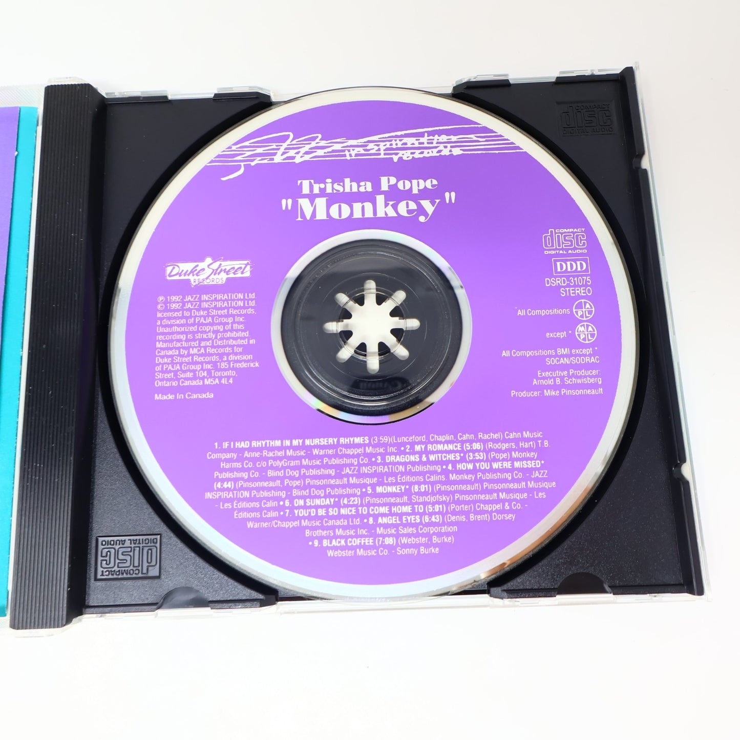 Trisha Pope CD Eponymous Duke Street Records 1992 Jazz Reggae Contemporary Jazz