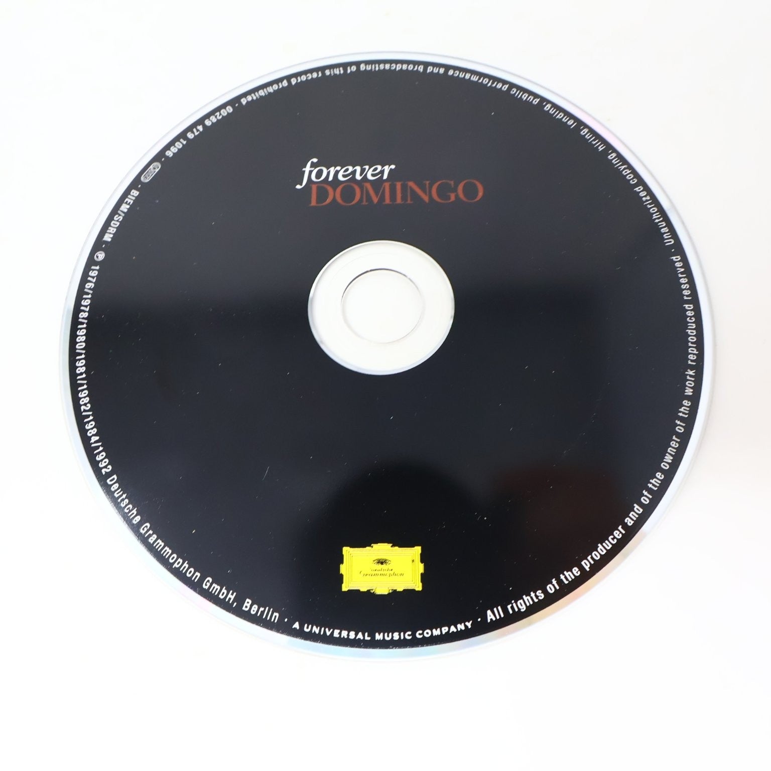 Plácido Domingo - Forever Domingo CD 1994 Classical Deutsche Grammophon 479 1096