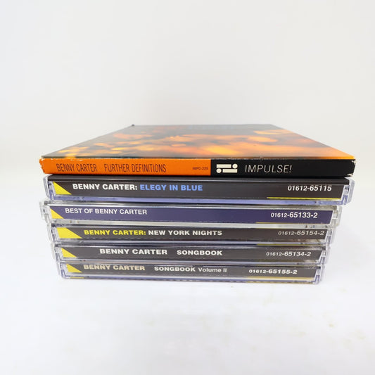 Benny Carter 6 CD Lot Further Definitions/Songbook 1-2/New York Nights Jazz