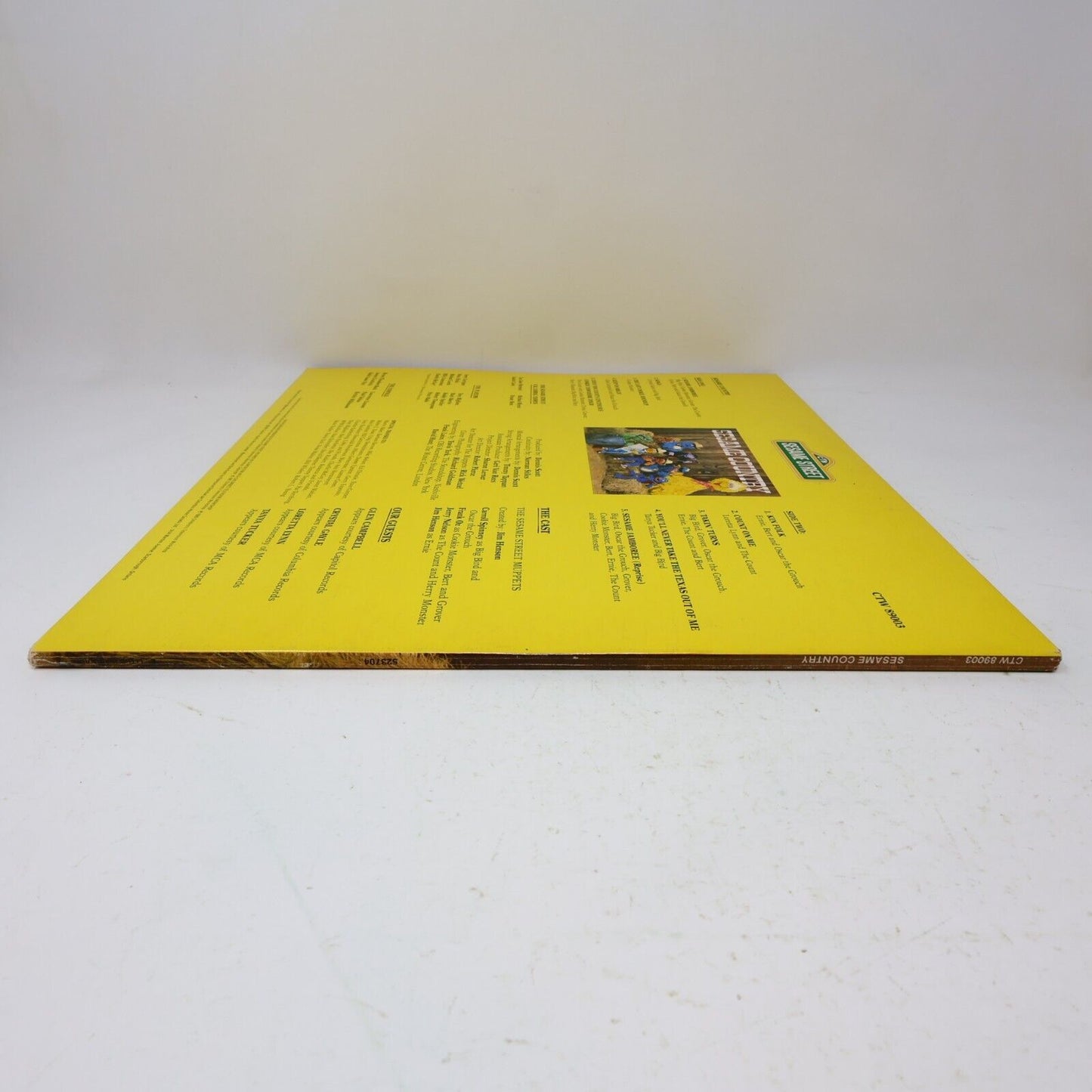Sesame Street Sesame Country LP Record 1981 Children Big Bird Music CTW 89003