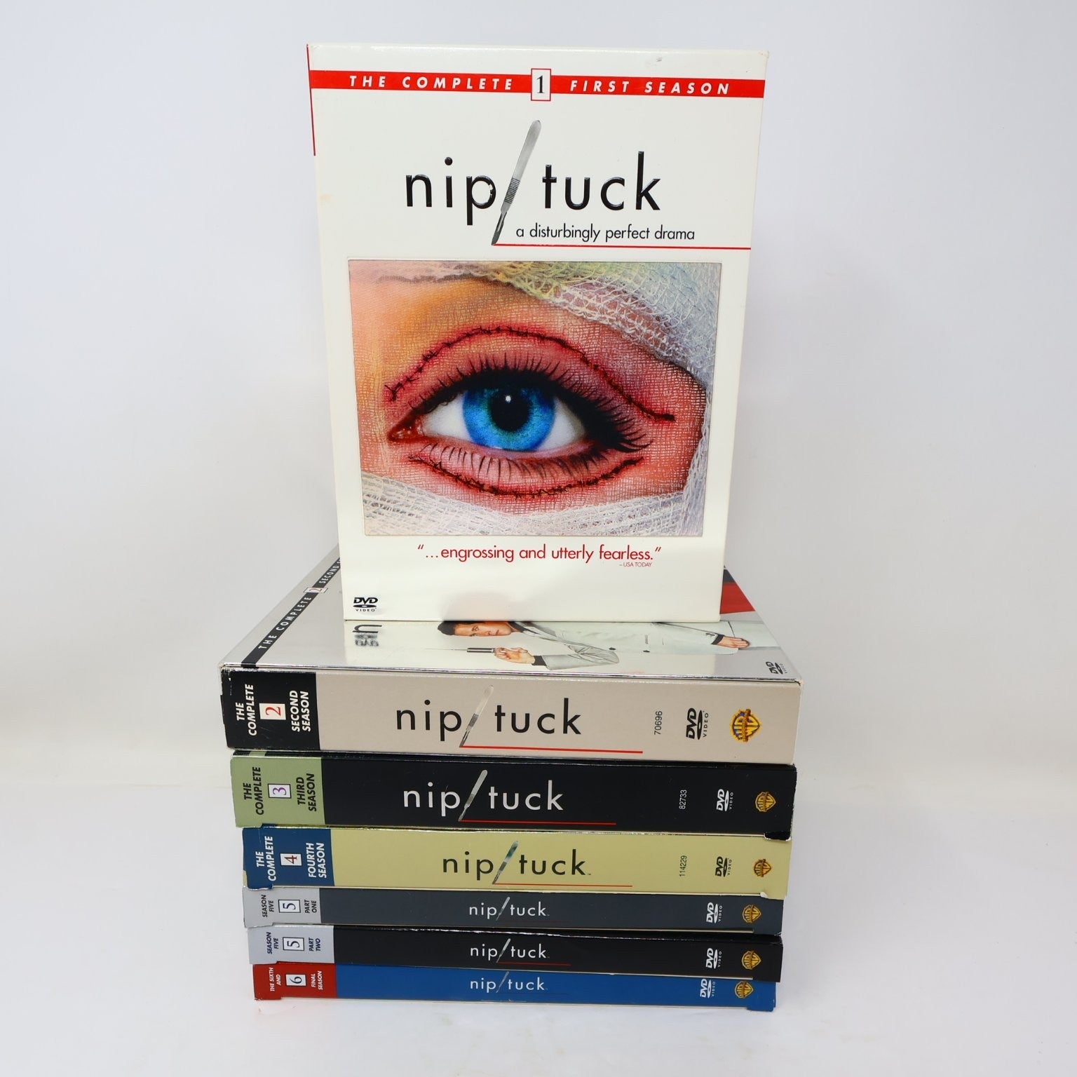 Nip/Tuck 7 DVD Lot Complete Seasons 1-6 TV Series Drama Dylan Walsh NTSC